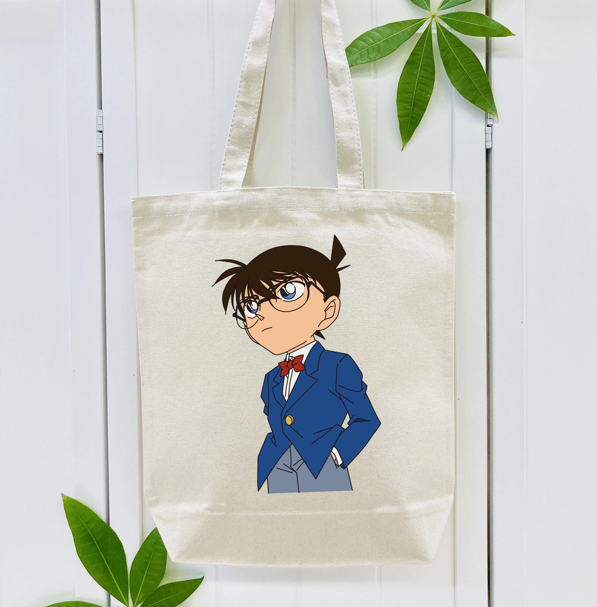 名探偵コナン 江戸川 コナン Detective Conan Conan Edogawa 縦型キャンバス生地手提げバッグ　トートバッグ