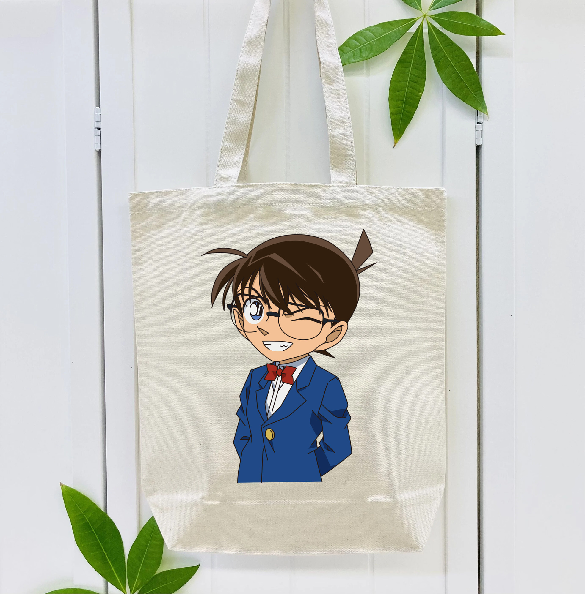 名探偵コナン 江戸川 コナン Detective Conan Conan Edogawa 縦型キャンバス生地手提げバッグ　トートバッグ