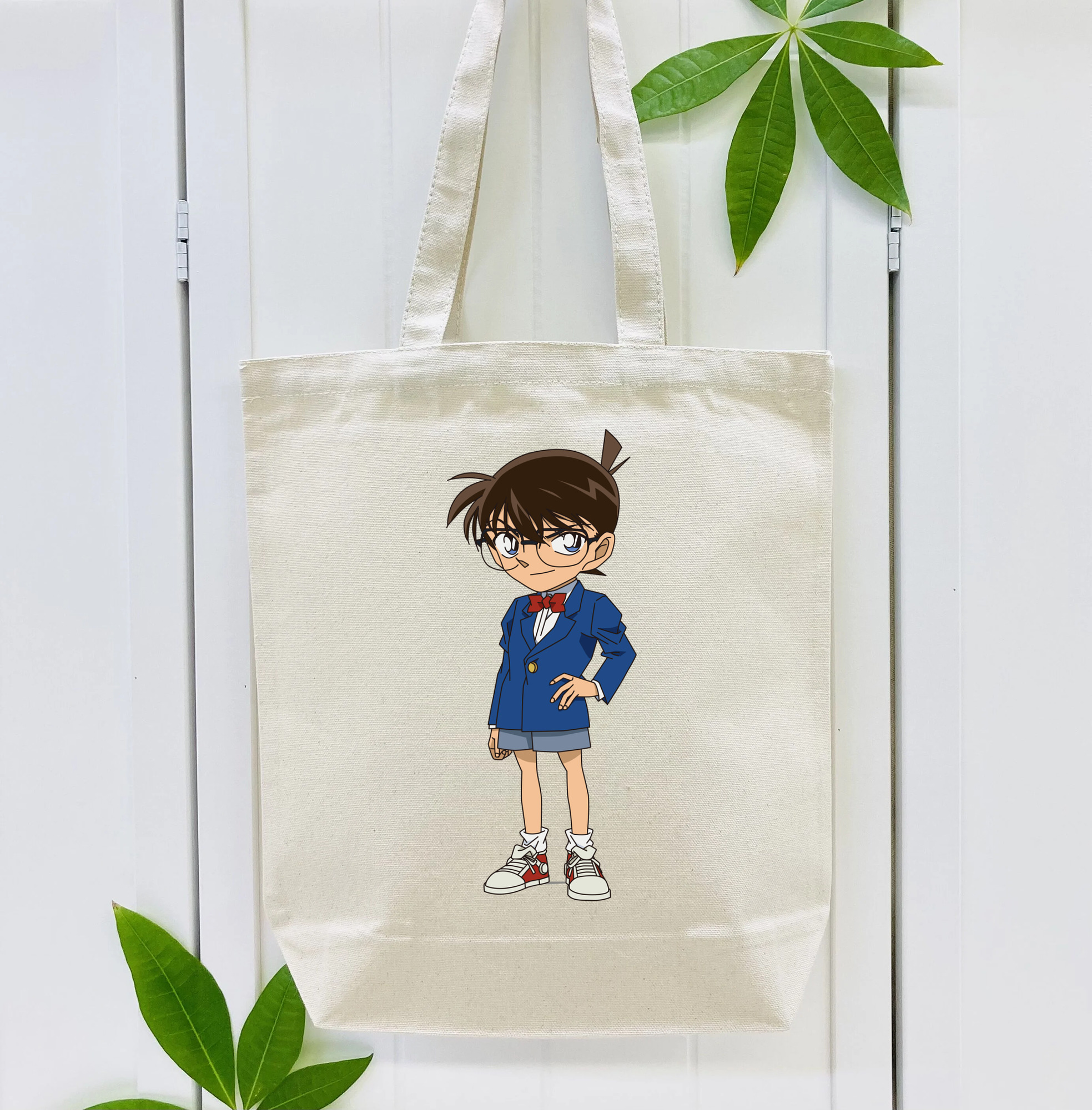 名探偵コナン 江戸川 コナン Detective Conan Conan Edogawa 縦型キャンバス生地手提げバッグ　トートバッグ