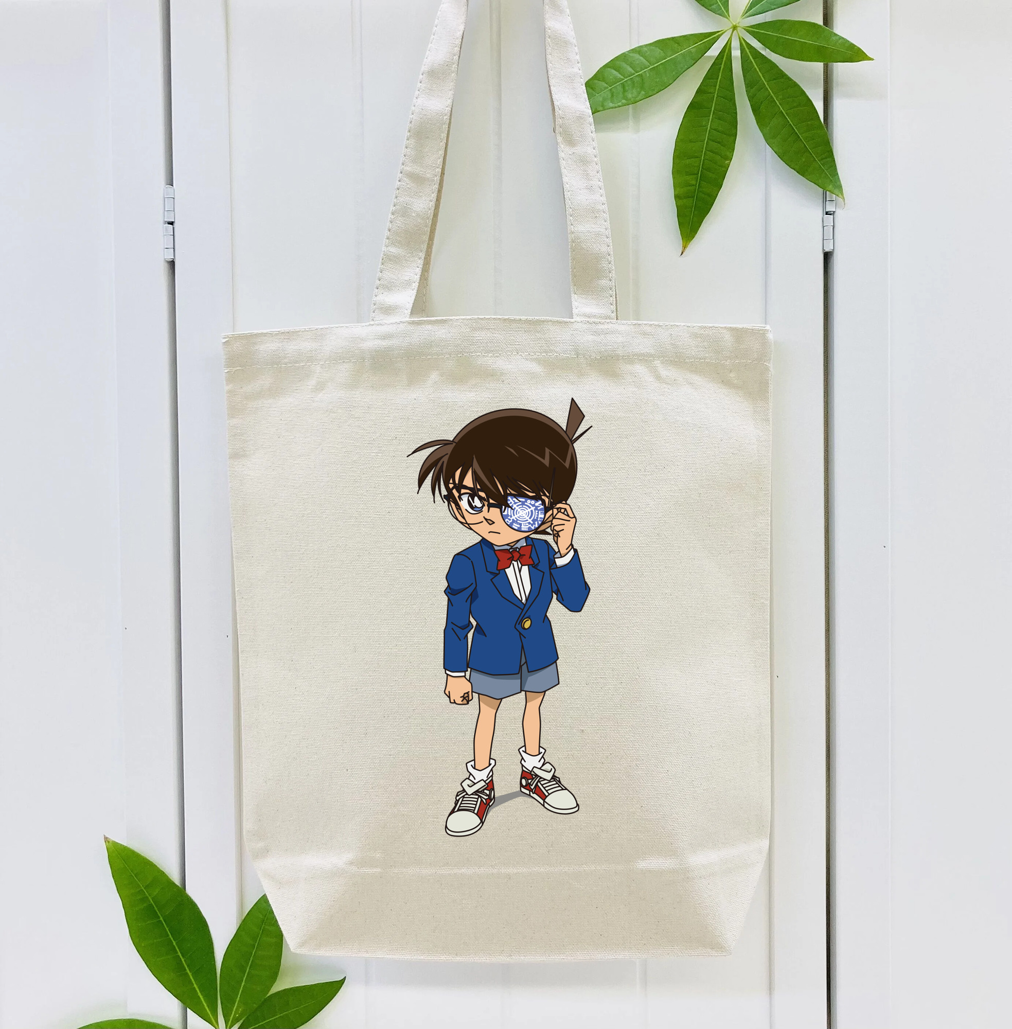 名探偵コナン 江戸川 コナン Detective Conan Conan Edogawa 縦型キャンバス生地手提げバッグ　トートバッグ