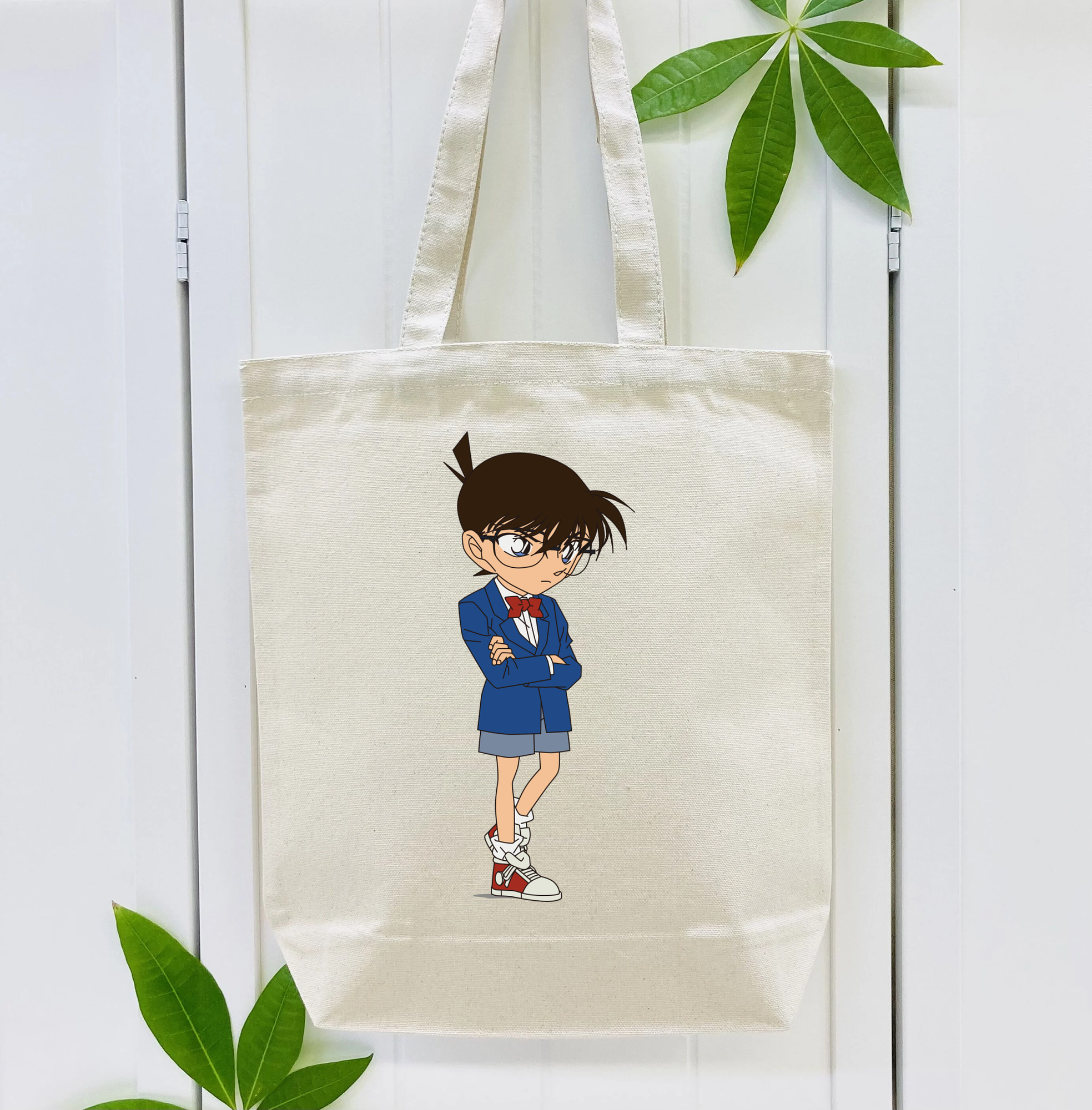 名探偵コナン 江戸川 コナン Detective Conan Conan Edogawa 縦型キャンバス生地手提げバッグ　トートバッグ