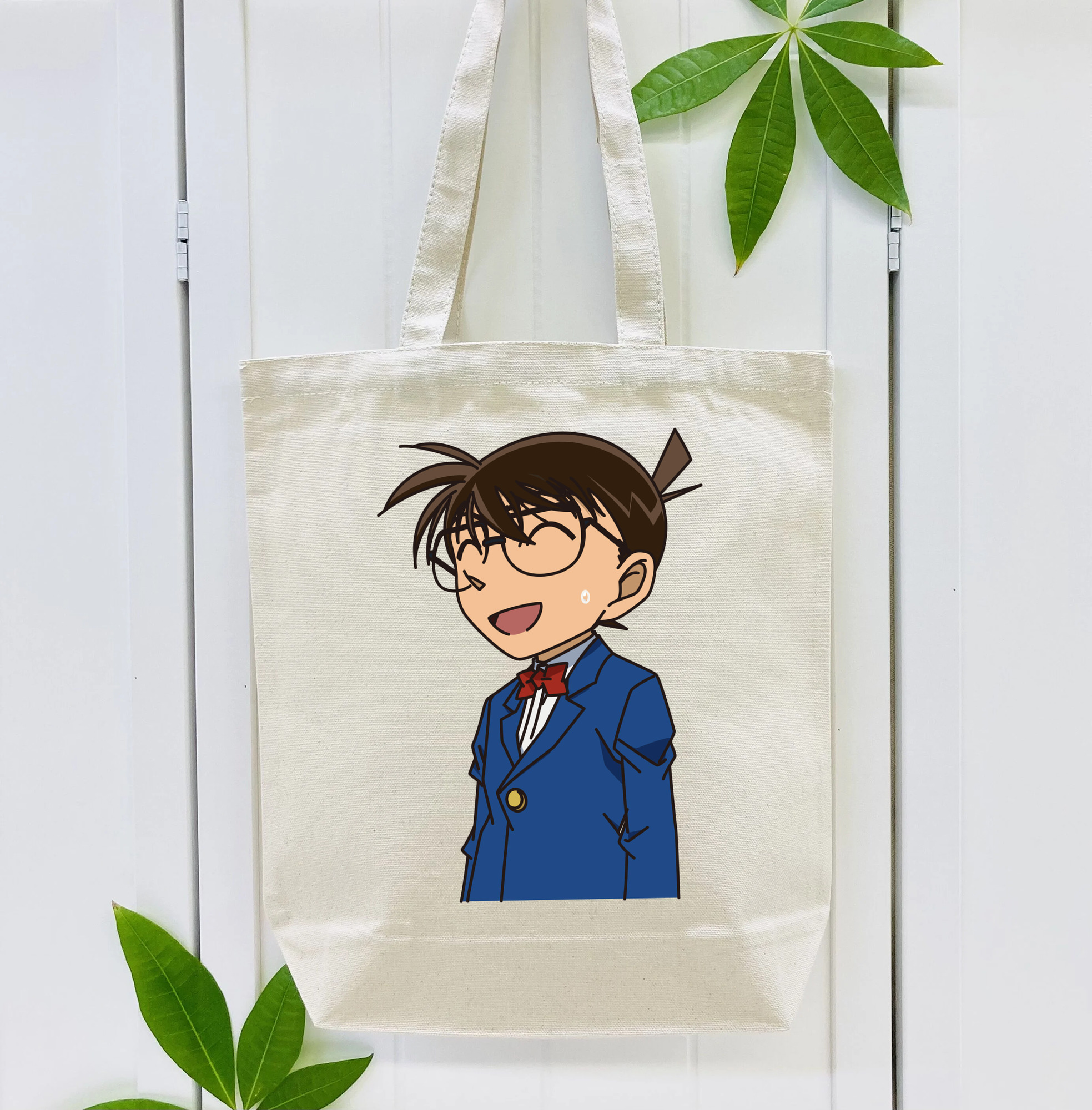 名探偵コナン 江戸川 コナン Detective Conan Conan Edogawa 縦型キャンバス生地手提げバッグ　トートバッグ