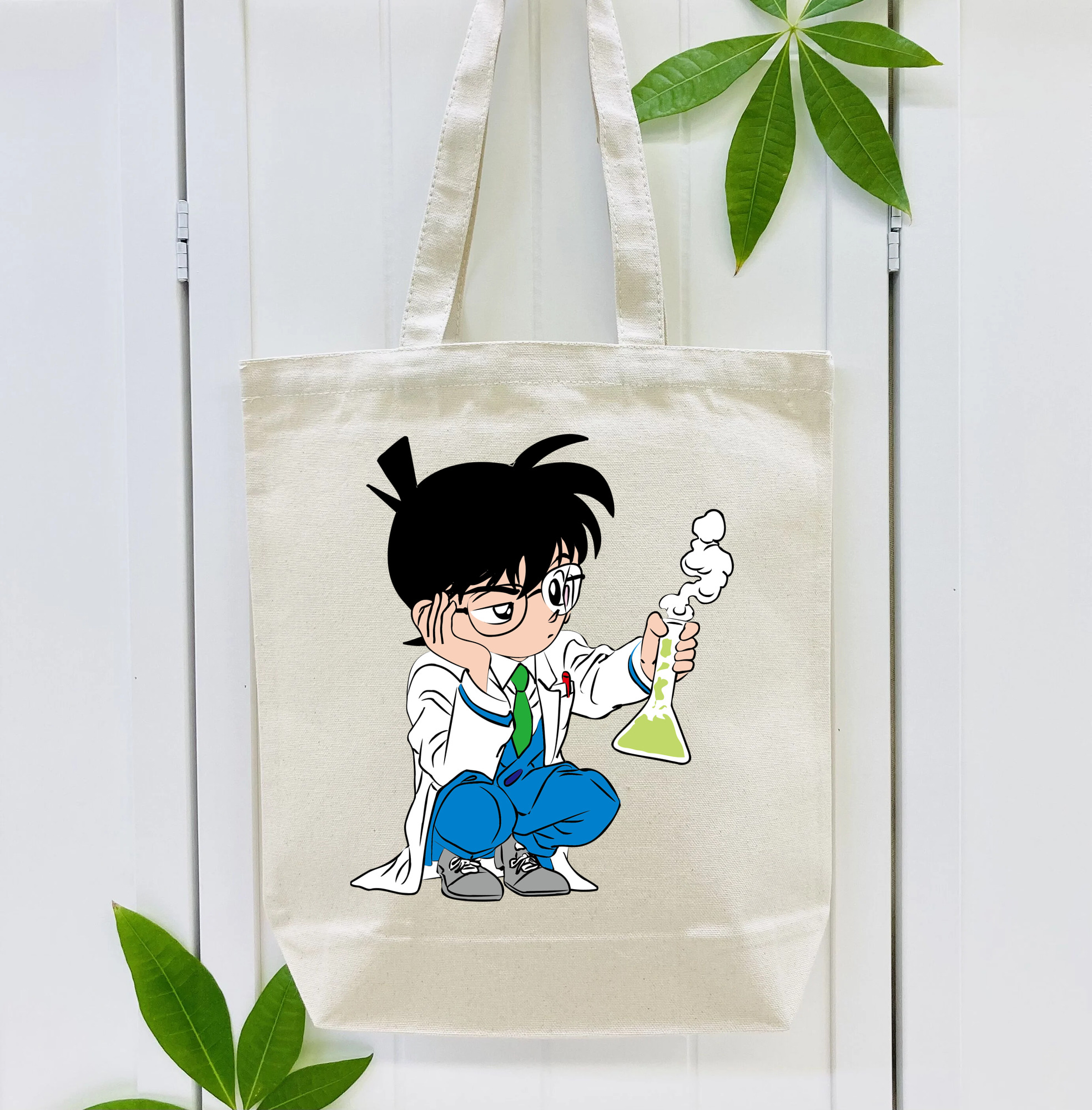 名探偵コナン 江戸川 コナン Detective Conan Conan Edogawa 縦型キャンバス生地手提げバッグ　トートバッグ