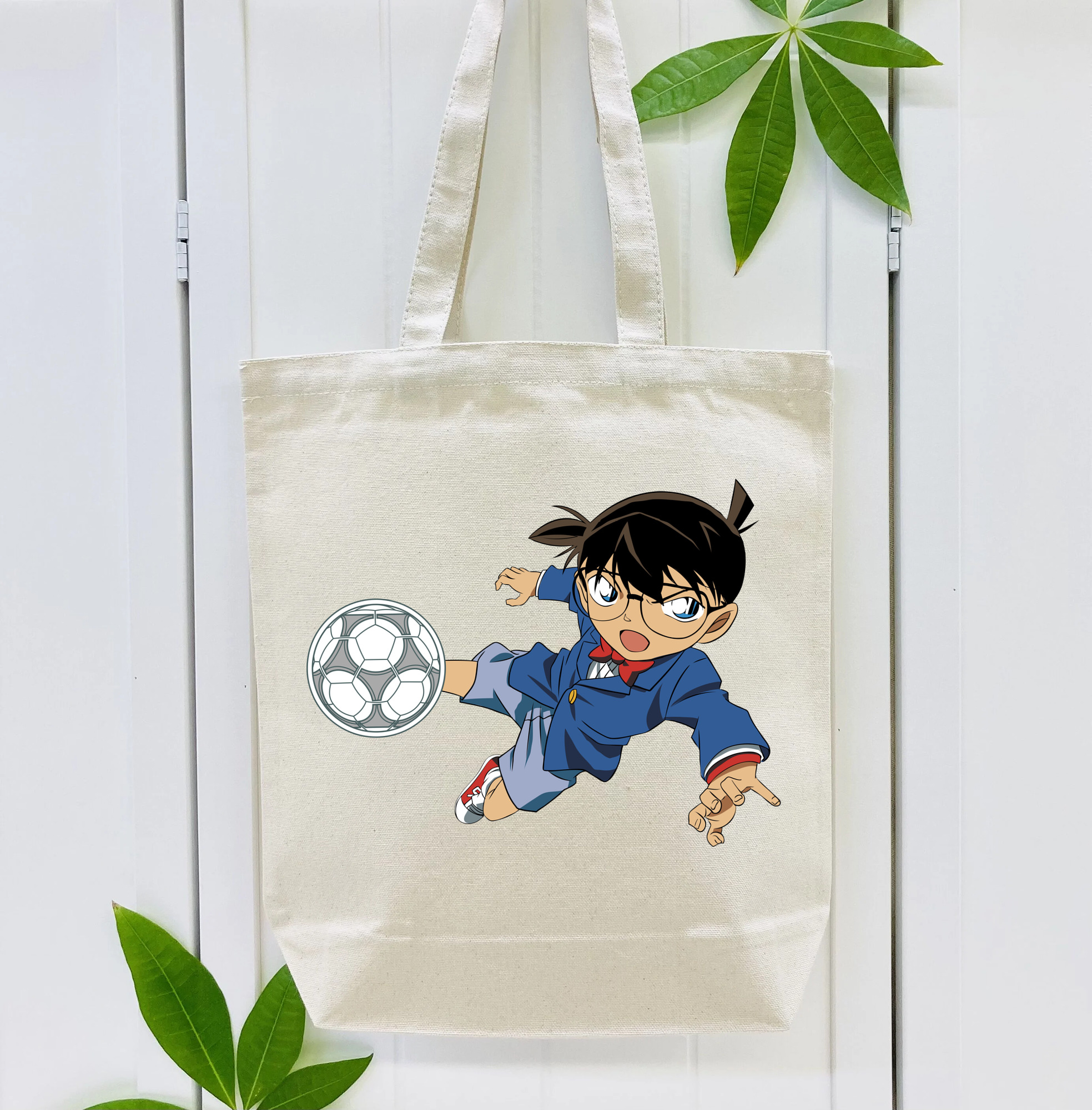 名探偵コナン 江戸川 コナン Detective Conan Conan Edogawa 縦型キャンバス生地手提げバッグ　トートバッグ