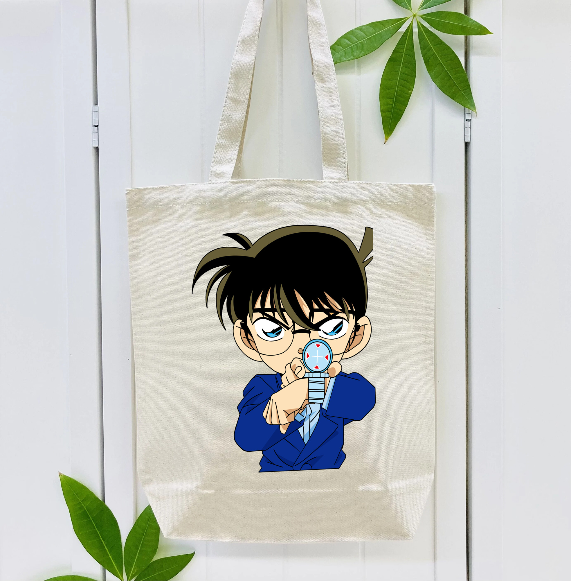 名探偵コナン 江戸川 コナン Detective Conan Conan Edogawa 縦型キャンバス生地手提げバッグ　トートバッグ