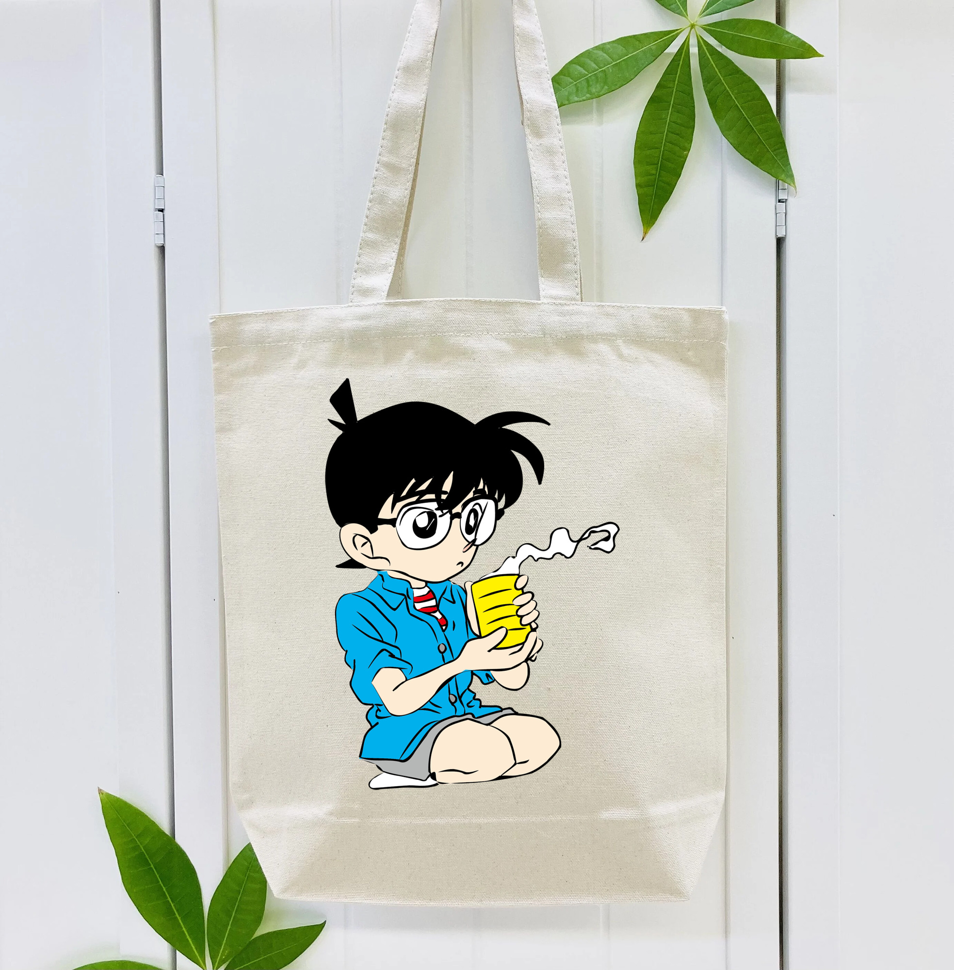名探偵コナン 江戸川 コナン Detective Conan Conan Edogawa 縦型キャンバス生地手提げバッグ　トートバッグ