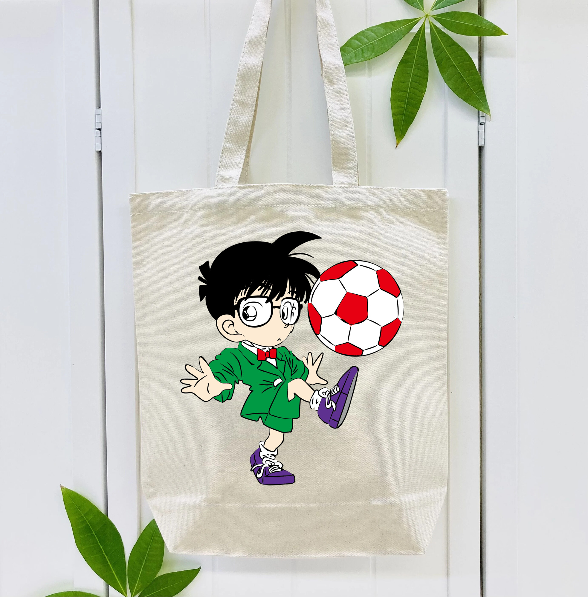 名探偵コナン 江戸川 コナン Detective Conan Conan Edogawa 縦型キャンバス生地手提げバッグ　トートバッグ