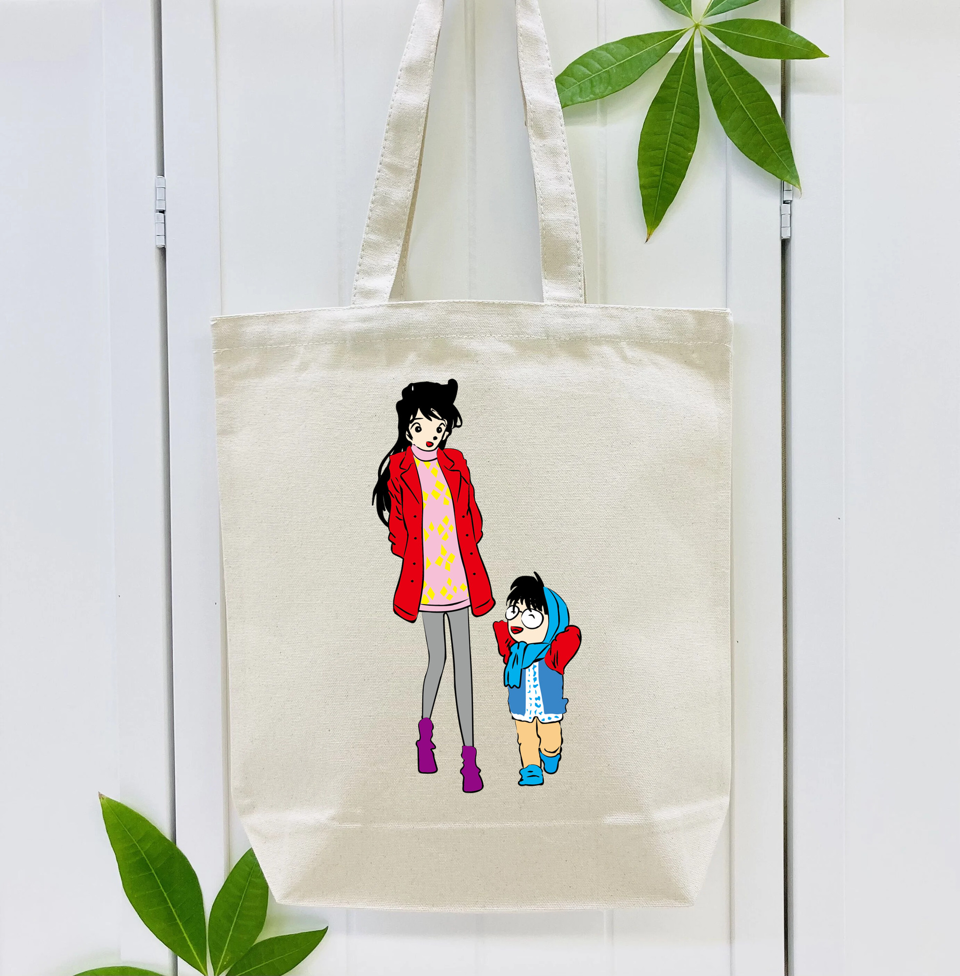 名探偵コナン 江戸川 コナン Detective Conan Conan Edogawa 縦型キャンバス生地手提げバッグ　トートバッグ