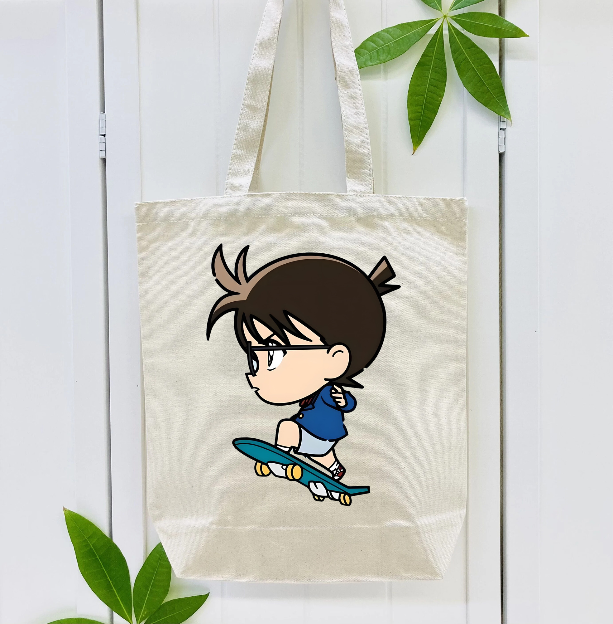 名探偵コナン 江戸川 コナン Detective Conan Conan Edogawa 縦型キャンバス生地手提げバッグ　トートバッグ