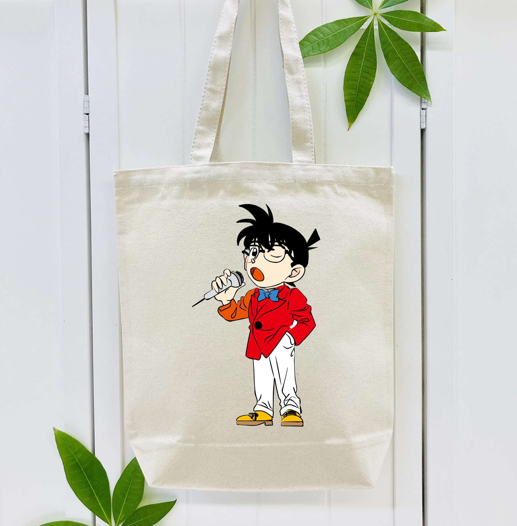 名探偵コナン 江戸川 コナン Detective Conan Conan Edogawa 縦型キャンバス生地手提げバッグ　トートバッグ