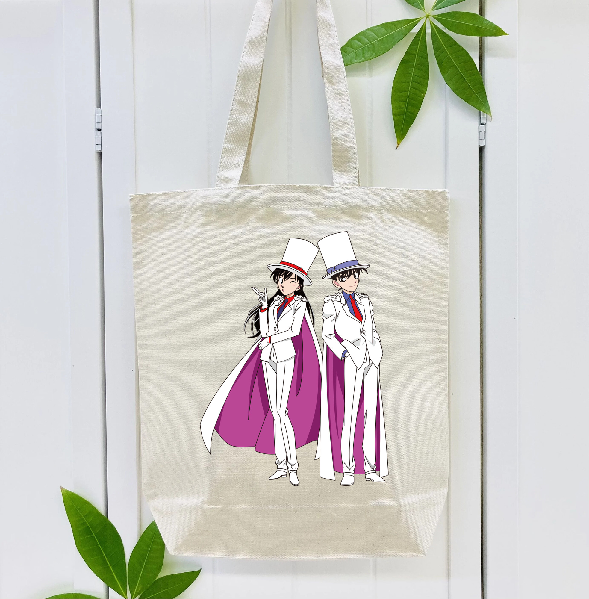 名探偵コナン くろば かいと Detective Conan Kuroba Kaito 縦型キャンバス生地手提げバッグ　トートバッグ