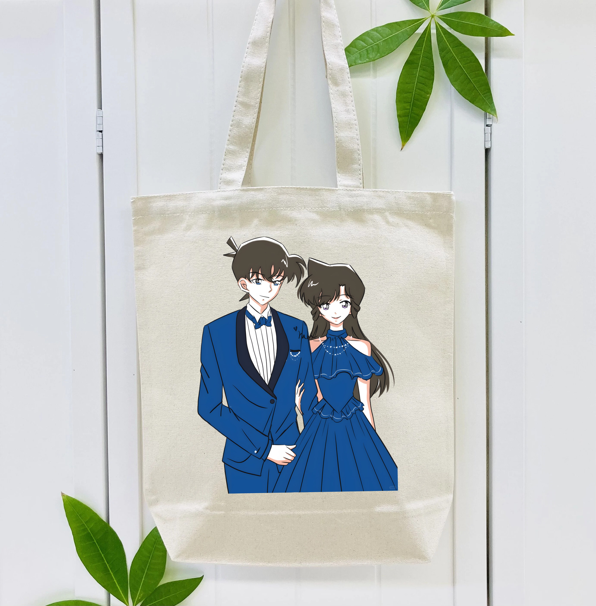名探偵コナン 江戸川 コナン Detective Conan Conan Edogawa 縦型キャンバス生地手提げバッグ　トートバッグ