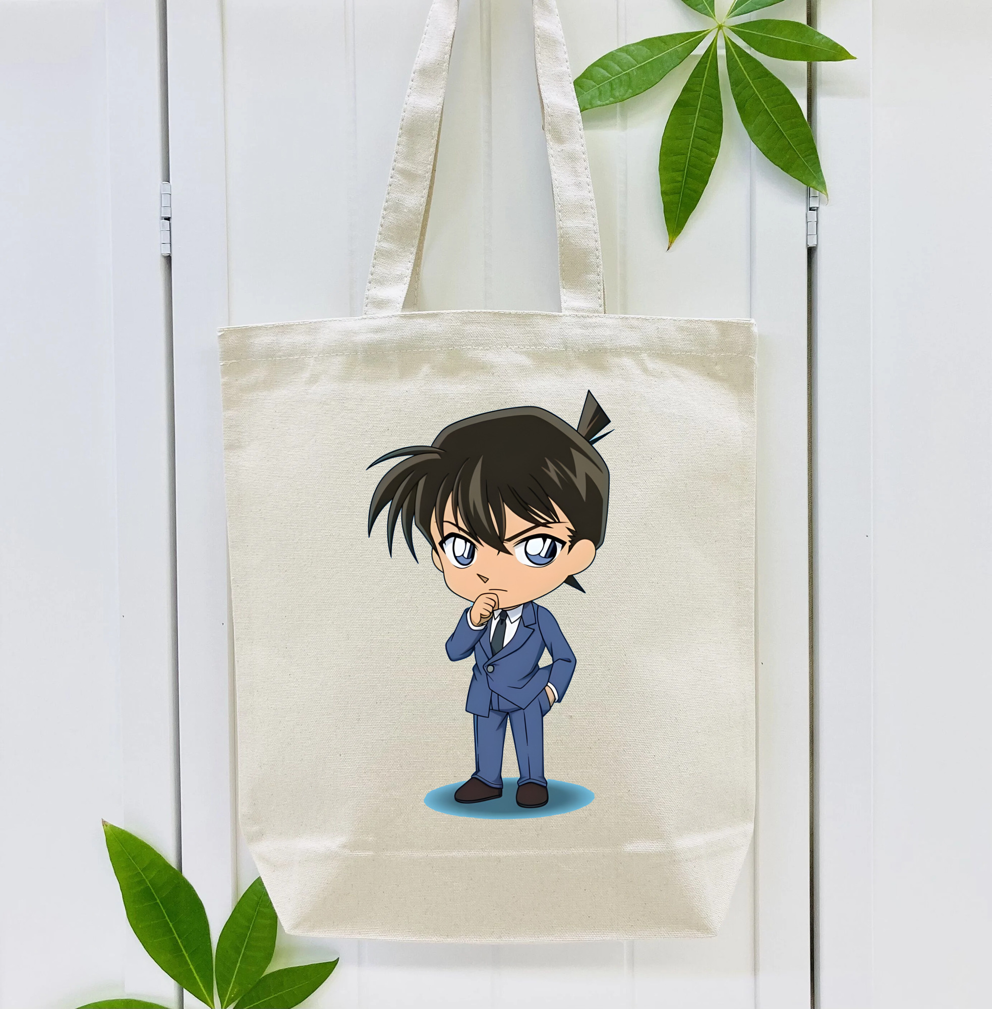 名探偵コナン 江戸川 コナン Detective Conan Conan Edogawa 縦型キャンバス生地手提げバッグ　トートバッグ