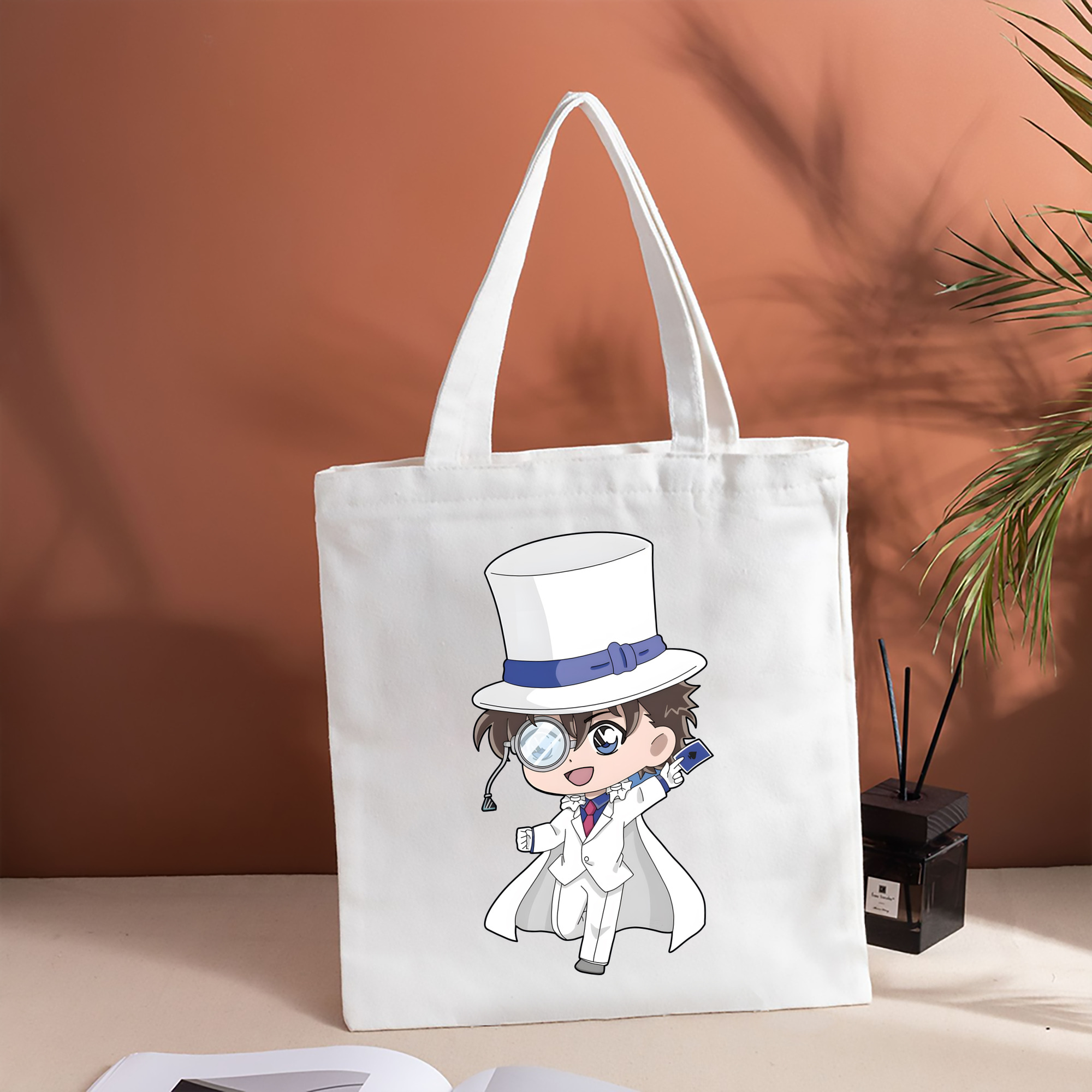 名探偵コナン くろば かいと Detective Conan Kuroba Kaito 縦型キャンバス生地手提げバッグ　トートバッグ