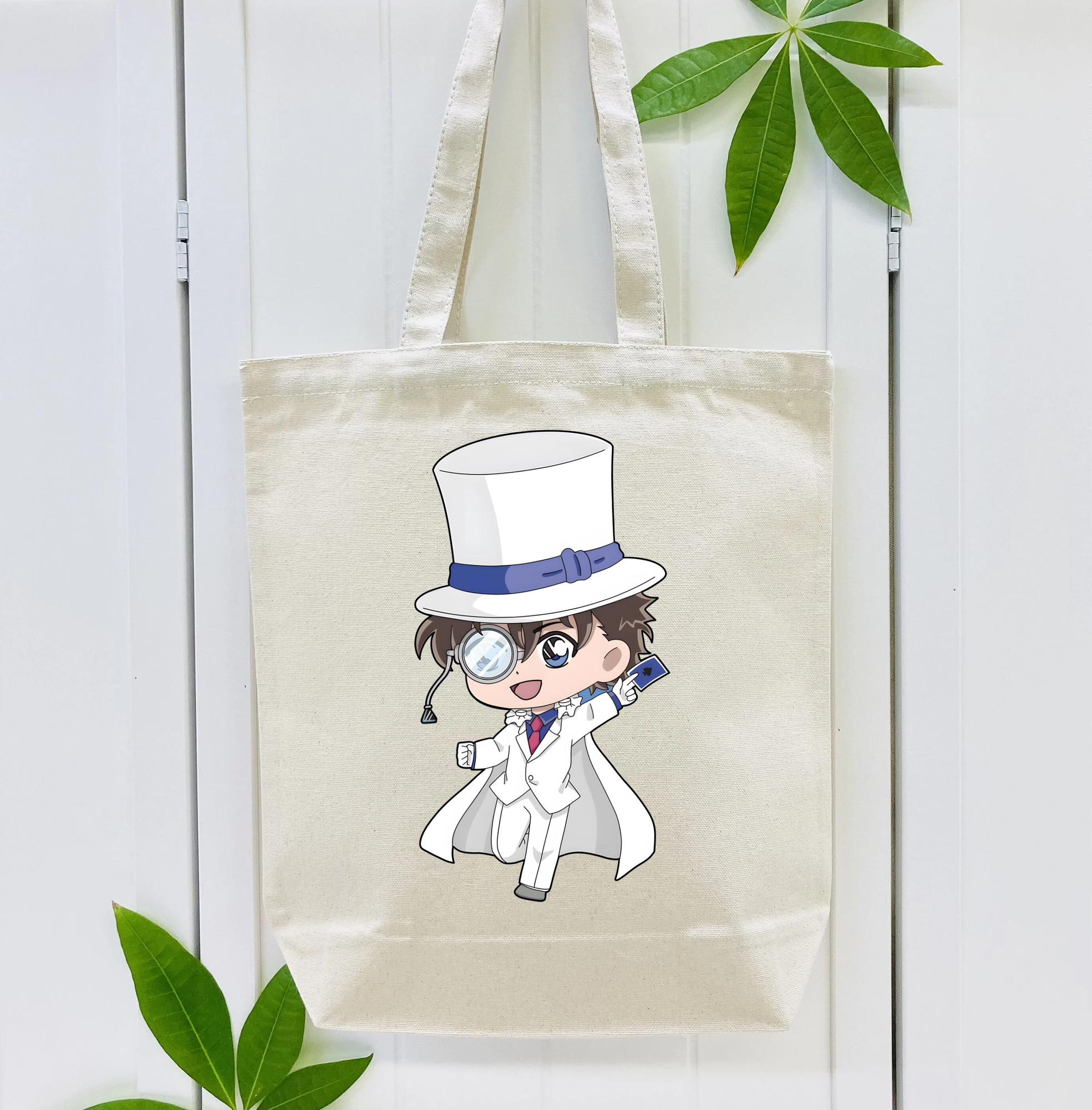 名探偵コナン くろば かいと Detective Conan Kuroba Kaito 縦型キャンバス生地手提げバッグ　トートバッグ