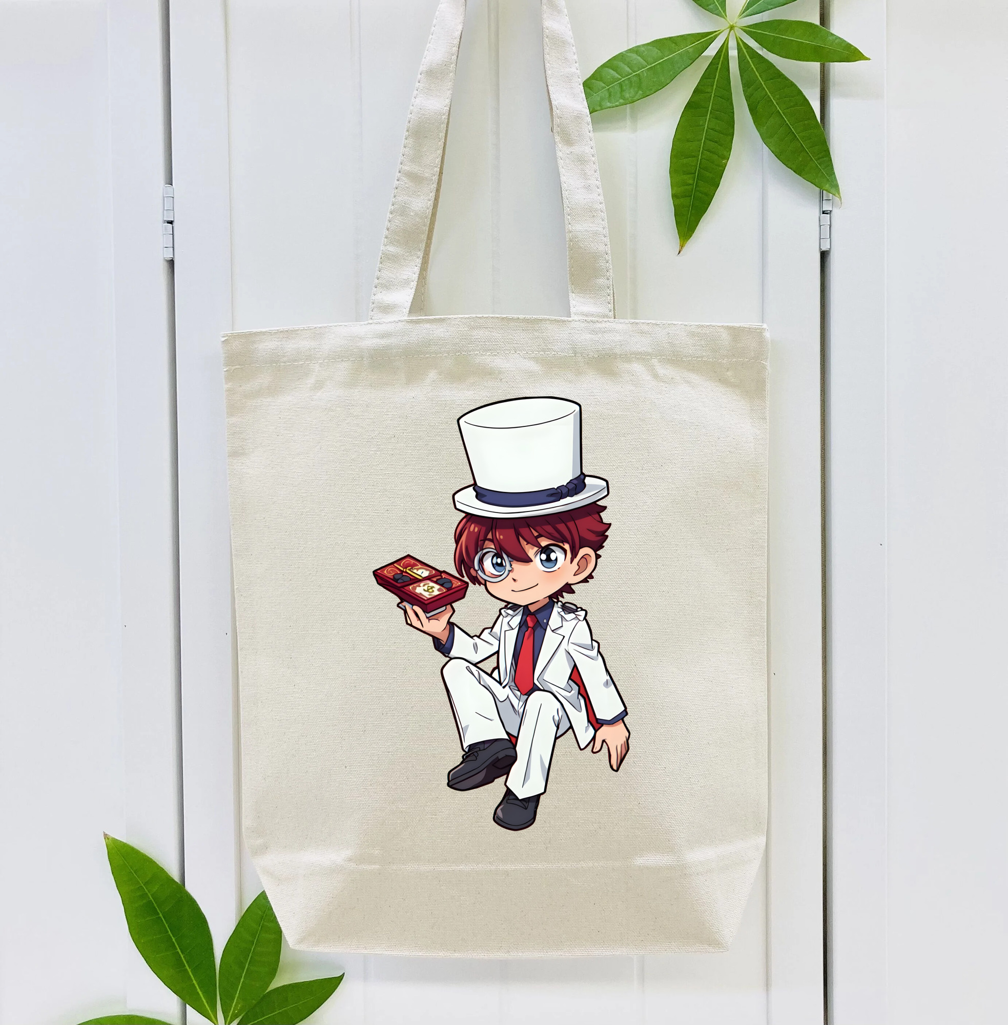 名探偵コナン くろば かいと Detective Conan Kuroba Kaito 縦型キャンバス生地手提げバッグ　トートバッグ