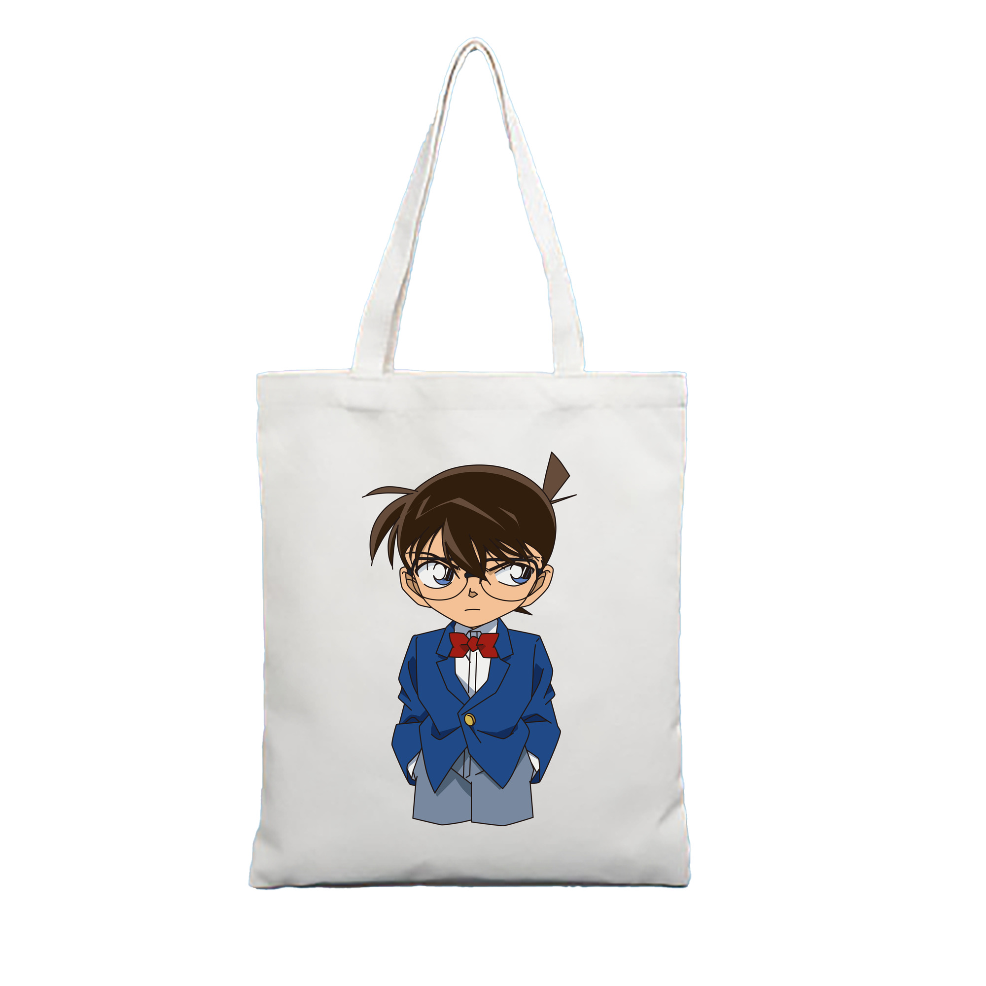 （画像用） 名探偵コナン 江戸川 コナン Detective Conan Conan Edogawa 縦型キャンバス生地手提げバッグ　トートバッグ