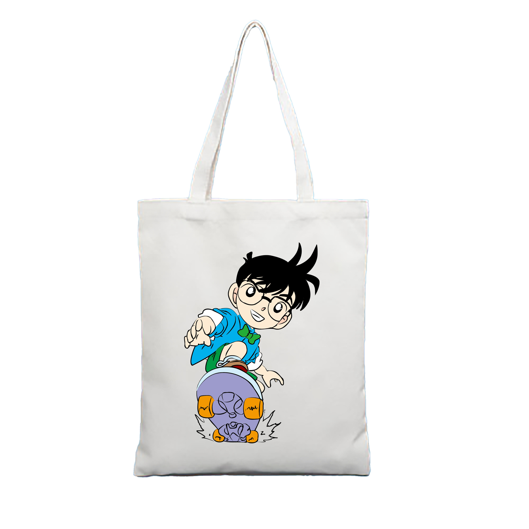 （画像用） 名探偵コナン 江戸川 コナン Detective Conan Conan Edogawa 縦型キャンバス生地手提げバッグ　トートバッグ