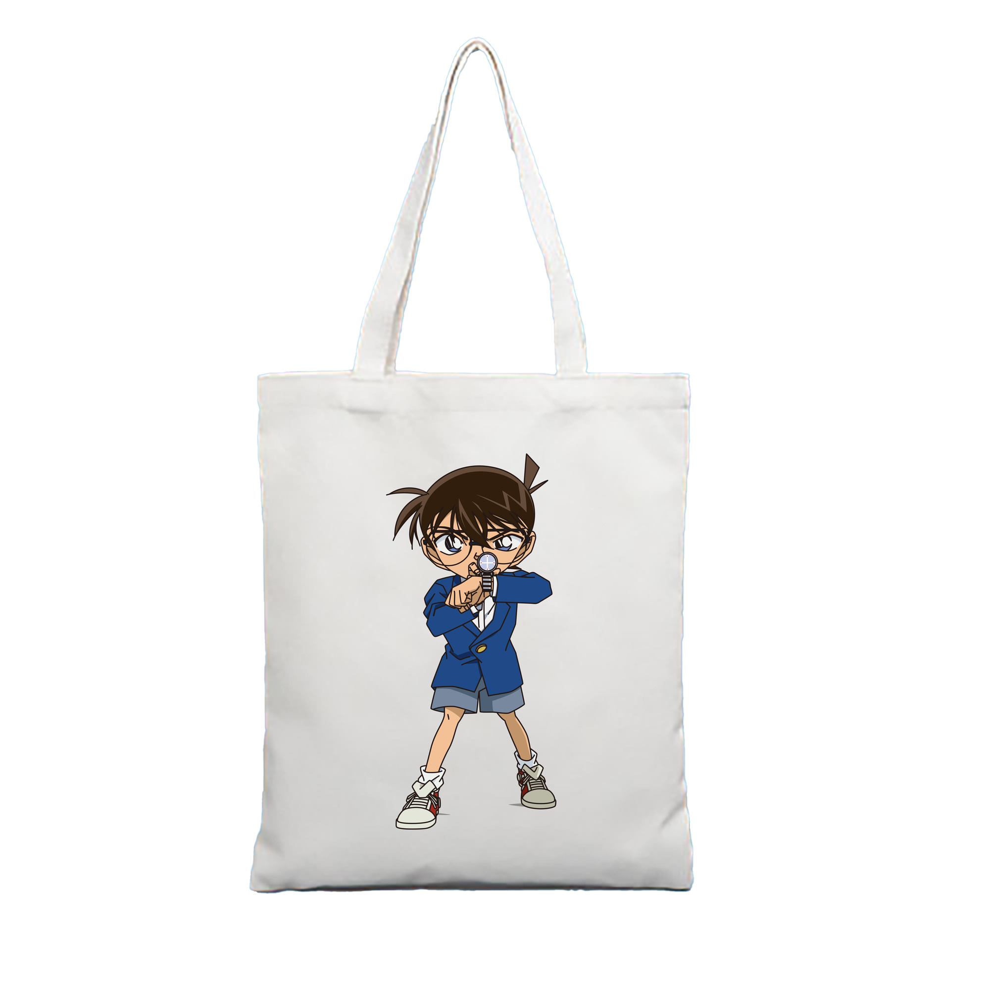 （画像用） 名探偵コナン 江戸川 コナン Detective Conan Conan Edogawa 縦型キャンバス生地手提げバッグ　トートバッグ