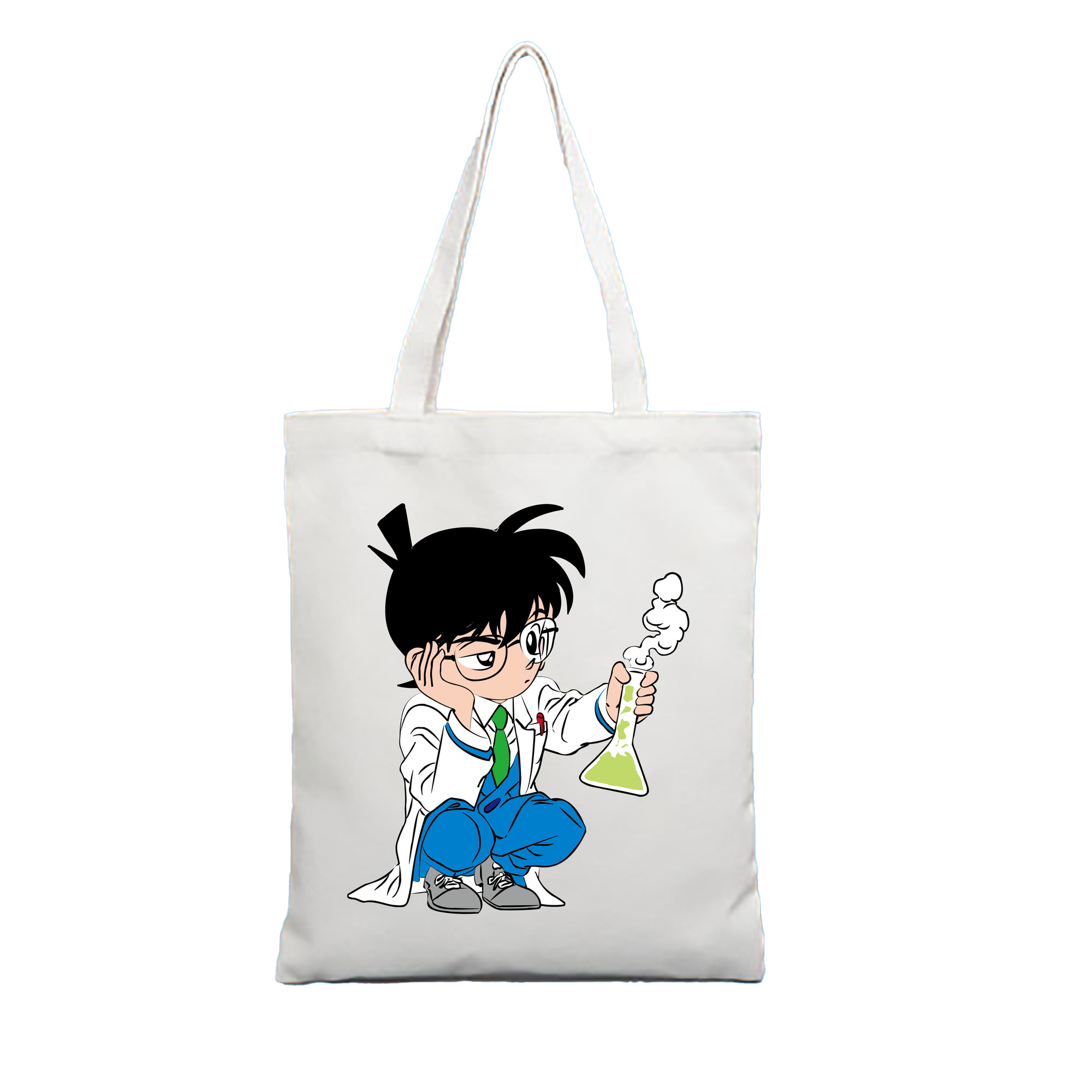 （画像用） 名探偵コナン 江戸川 コナン Detective Conan Conan Edogawa 縦型キャンバス生地手提げバッグ　トートバッグ