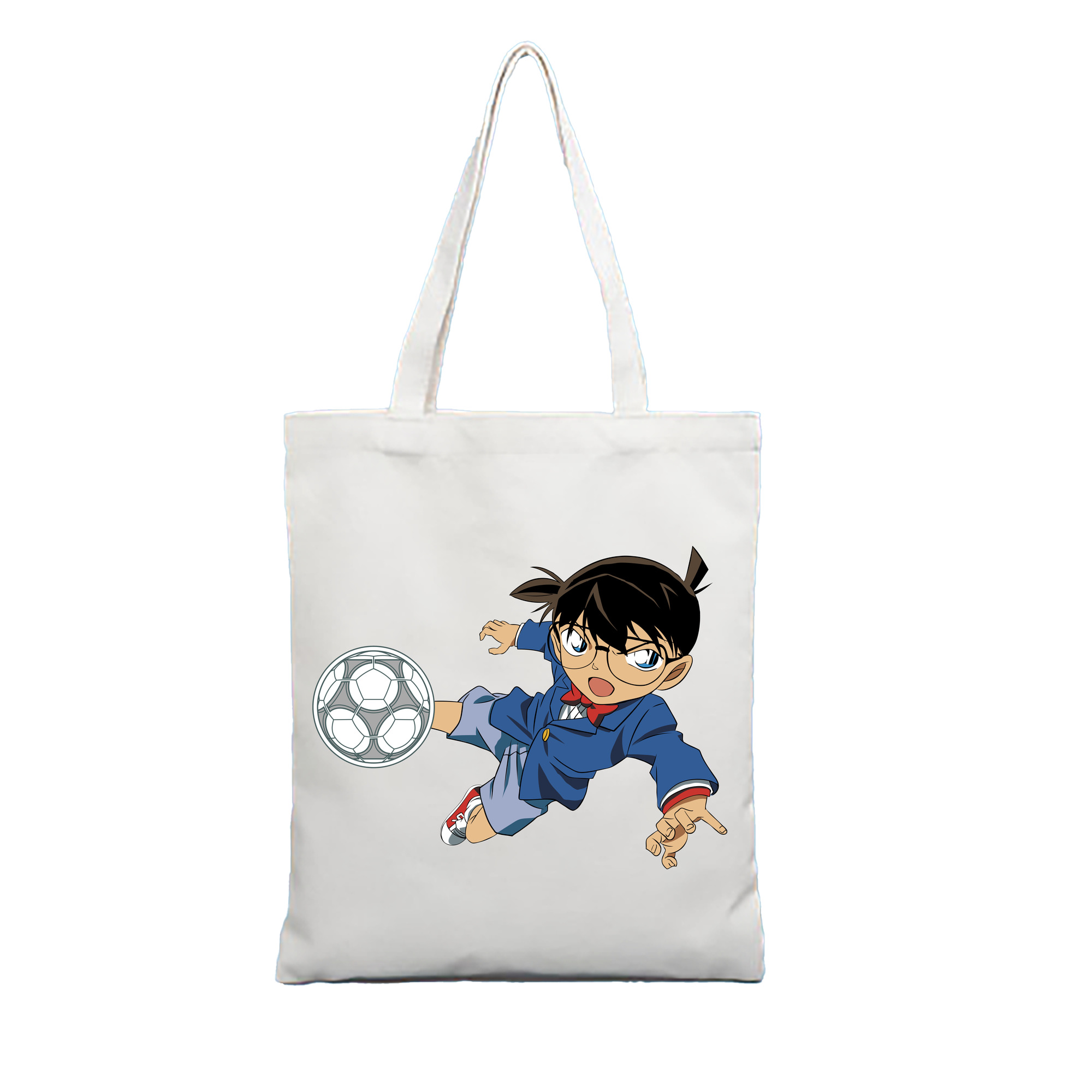 （画像用） 名探偵コナン 江戸川 コナン Detective Conan Conan Edogawa 縦型キャンバス生地手提げバッグ　トートバッグ