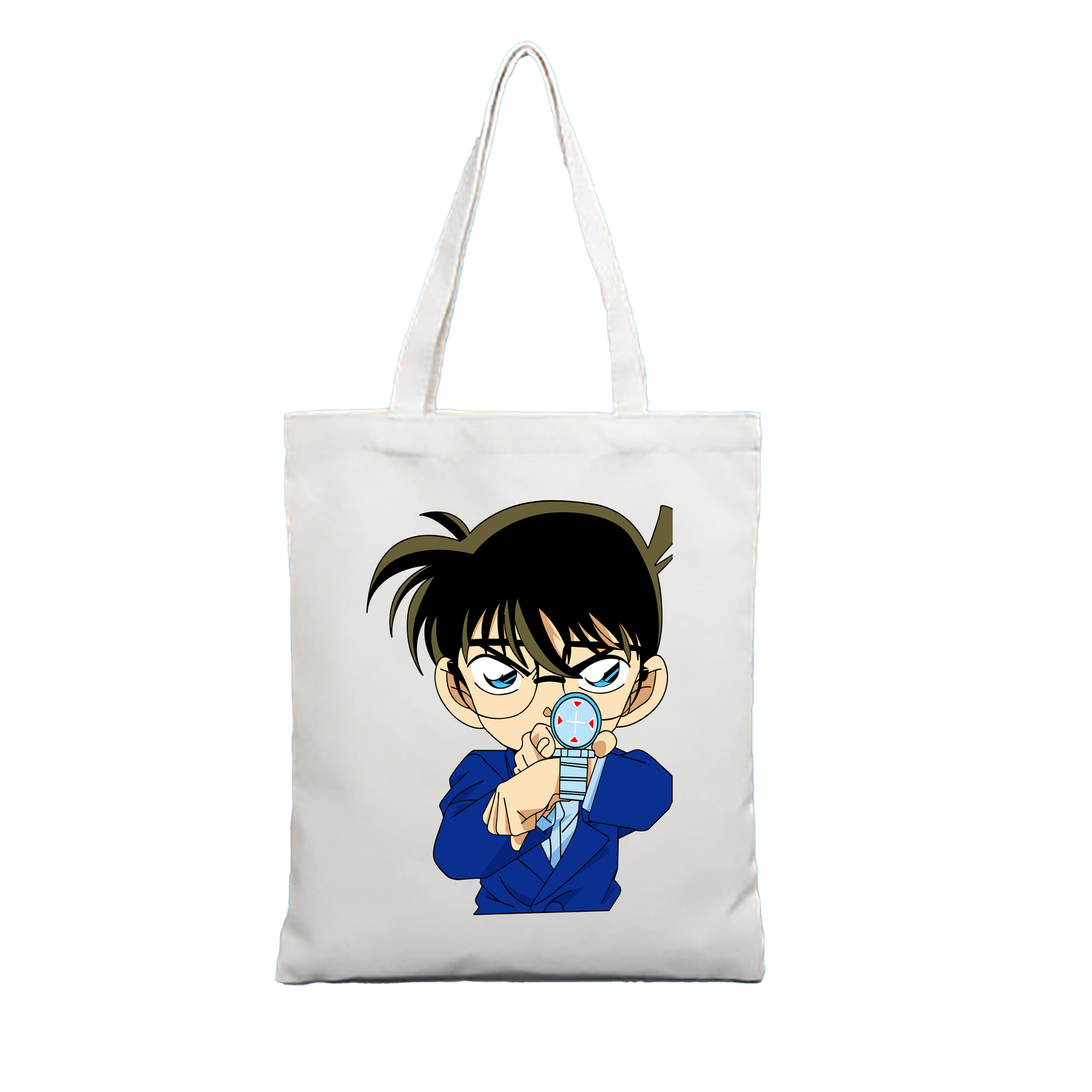 （画像用） 名探偵コナン 江戸川 コナン Detective Conan Conan Edogawa 縦型キャンバス生地手提げバッグ　トートバッグ