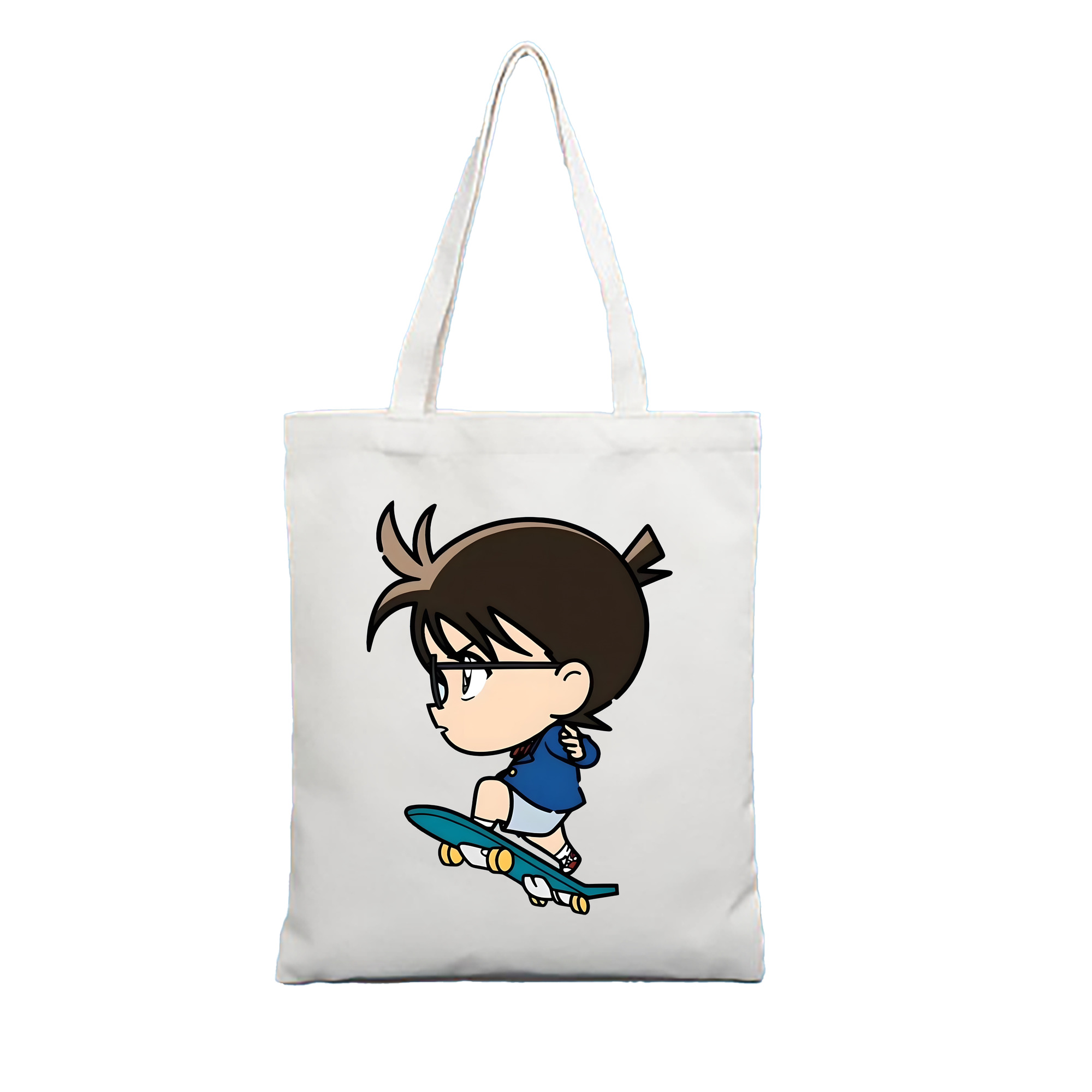 （画像用） 名探偵コナン 江戸川 コナン Detective Conan Conan Edogawa 縦型キャンバス生地手提げバッグ　トートバッグ