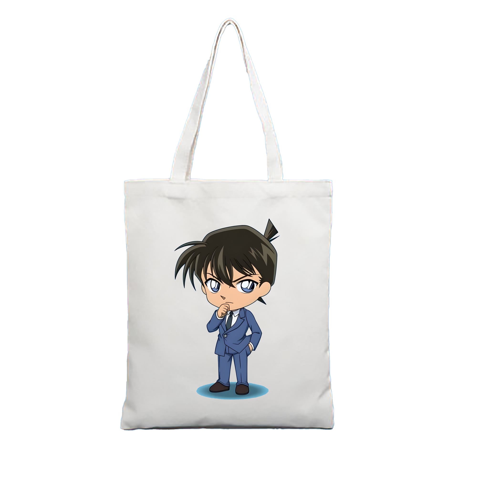 （画像用） 名探偵コナン 江戸川 コナン Detective Conan Conan Edogawa 縦型キャンバス生地手提げバッグ　トートバッグ