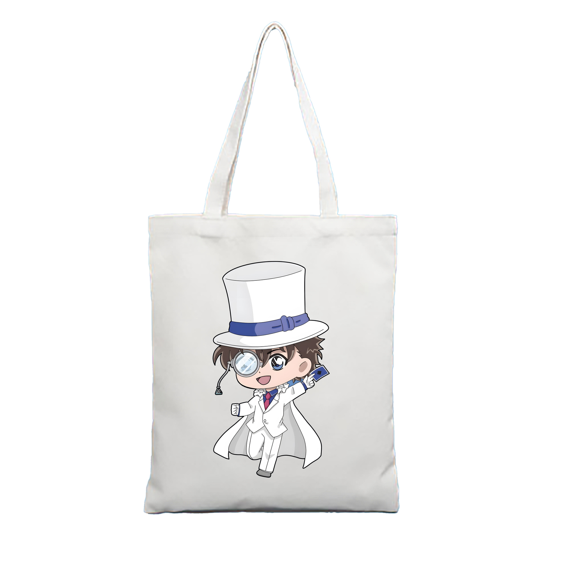 （画像用） 名探偵コナン くろば かいと Detective Conan Kuroba Kaito 縦型キャンバス生地手提げバッグ　トートバッグ