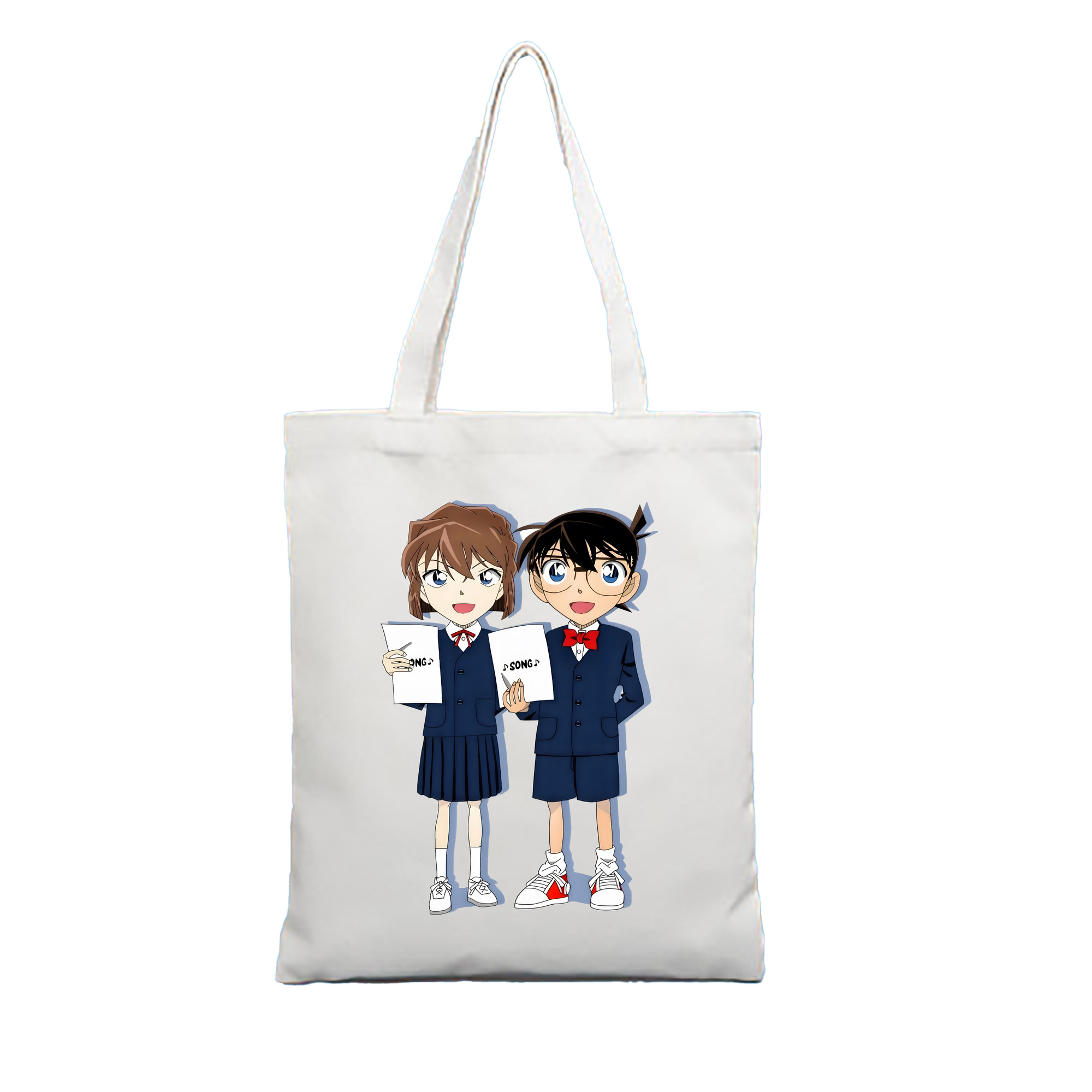（画像用） 名探偵コナン 灰原 哀 はいばら あい Detective Conan Anita Hailey、Vi Graythorn Haibara Ai 縦型キャンバス生地手提げバッグ　トートバッグ