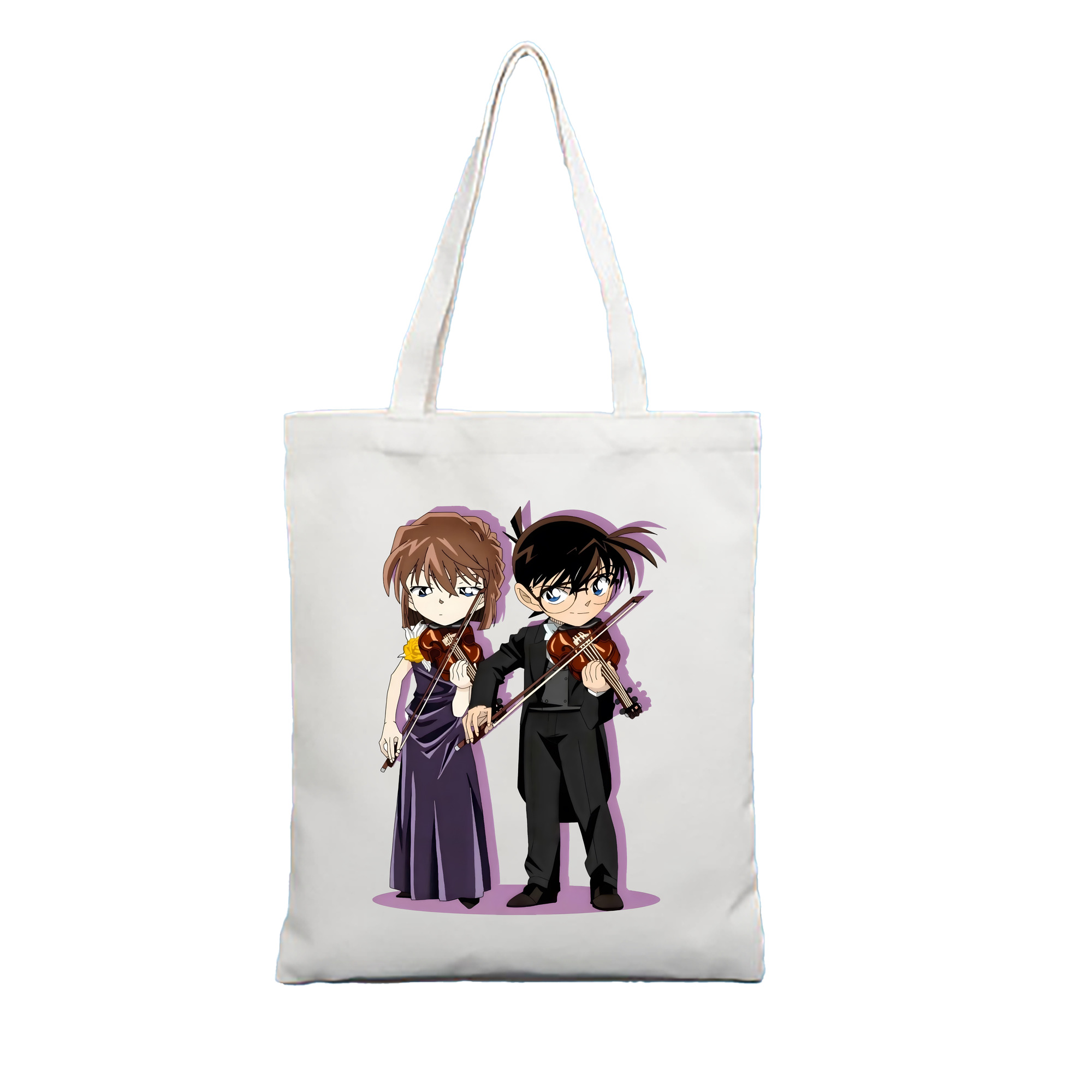 （画像用） 名探偵コナン 灰原 哀 はいばら あい Detective Conan Anita Hailey、Vi Graythorn Haibara Ai 縦型キャンバス生地手提げバッグ　トートバッグ