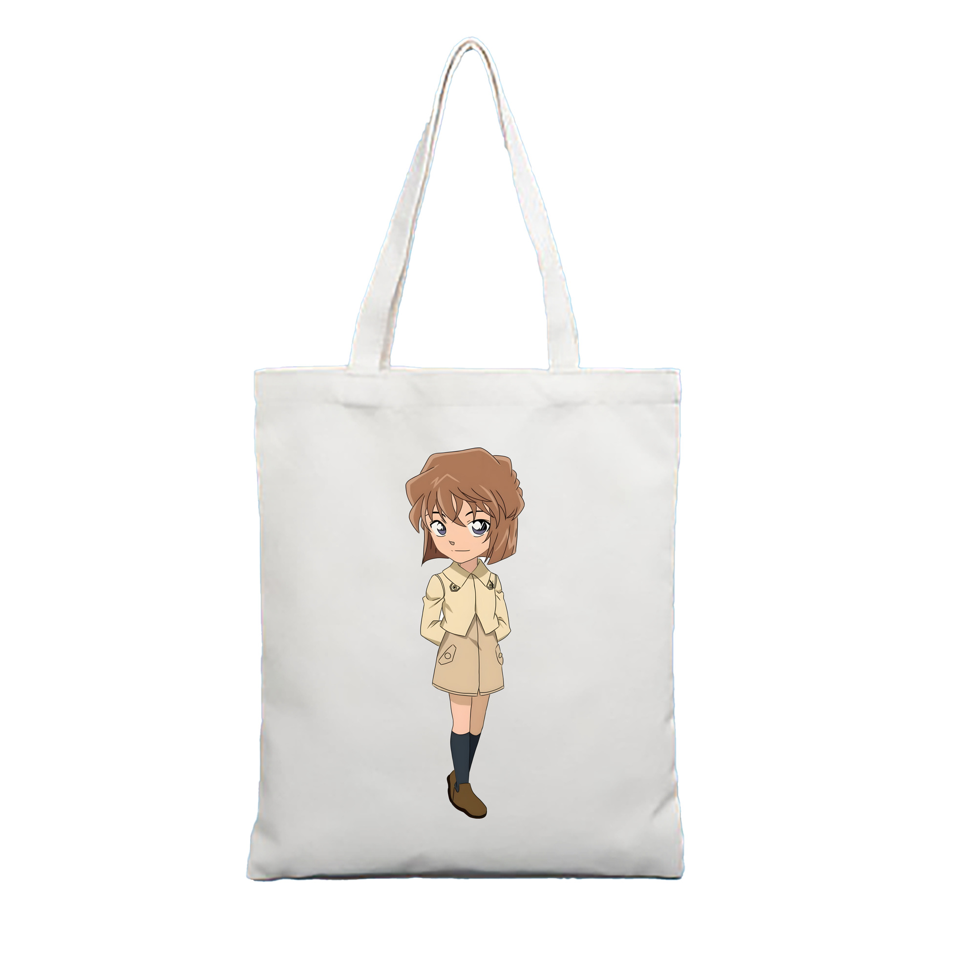 （画像用） 名探偵コナン 灰原 哀 はいばら あい Detective Conan Anita Hailey、Vi Graythorn Haibara Ai 縦型キャンバス生地手提げバッグ　トートバッグ