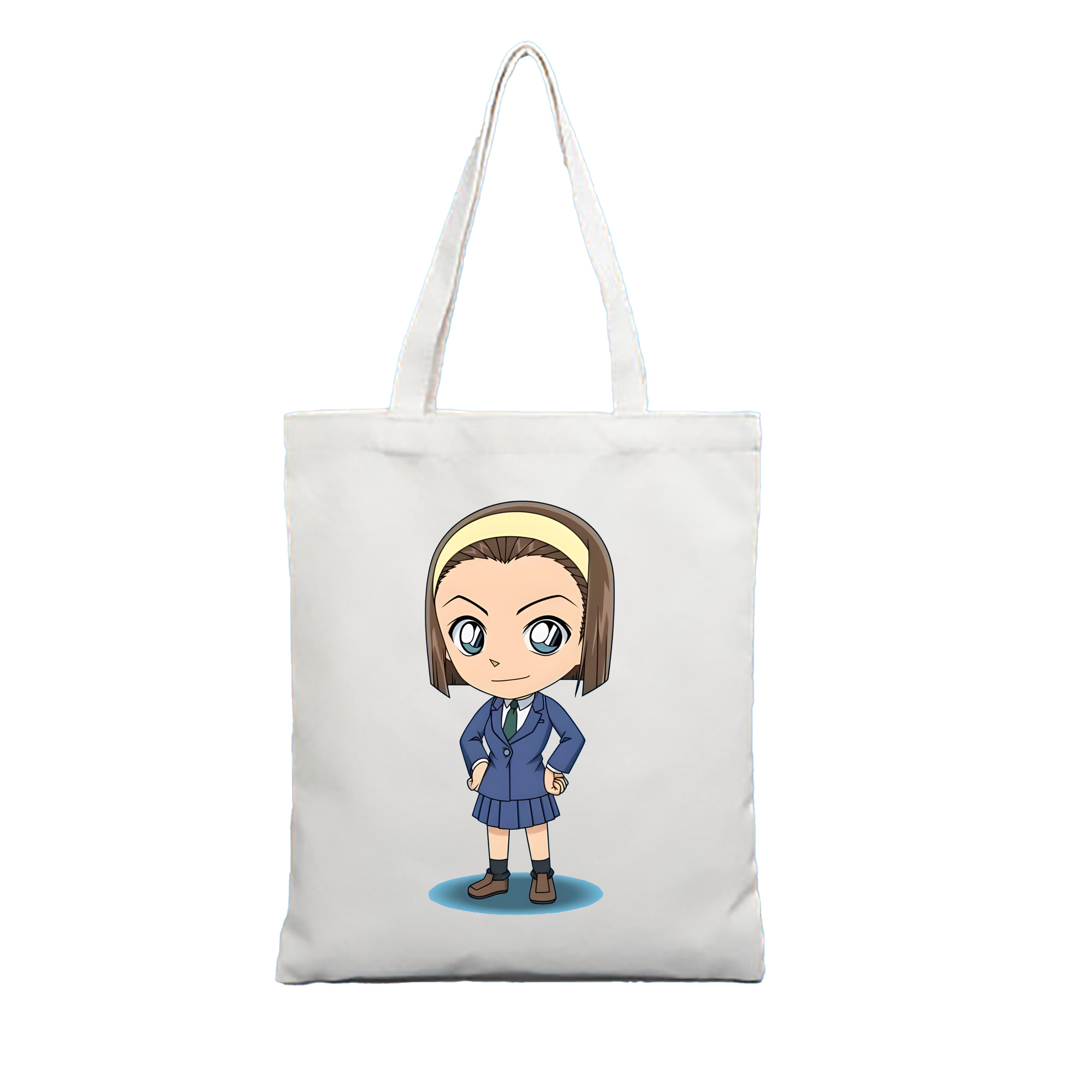 （画像用） 名探偵コナン 吉田 歩美 よしだ あゆみ Detective Conan my Yeager 縦型キャンバス生地手提げバッグ　トートバッグ