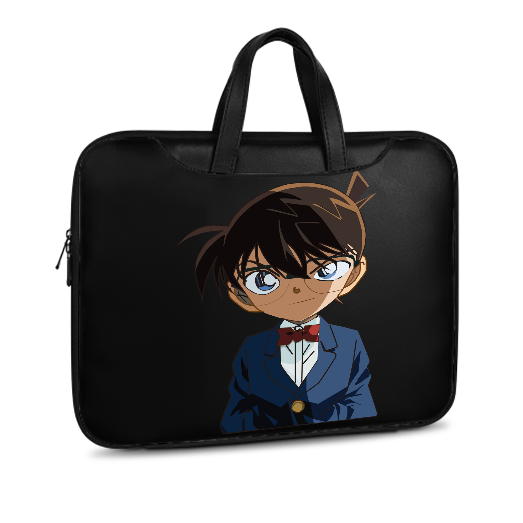 （画像用） 名探偵コナン 江戸川 コナン Detective Conan Conan Edogawa レザーラップトップバッグ　ノートパソコンケース