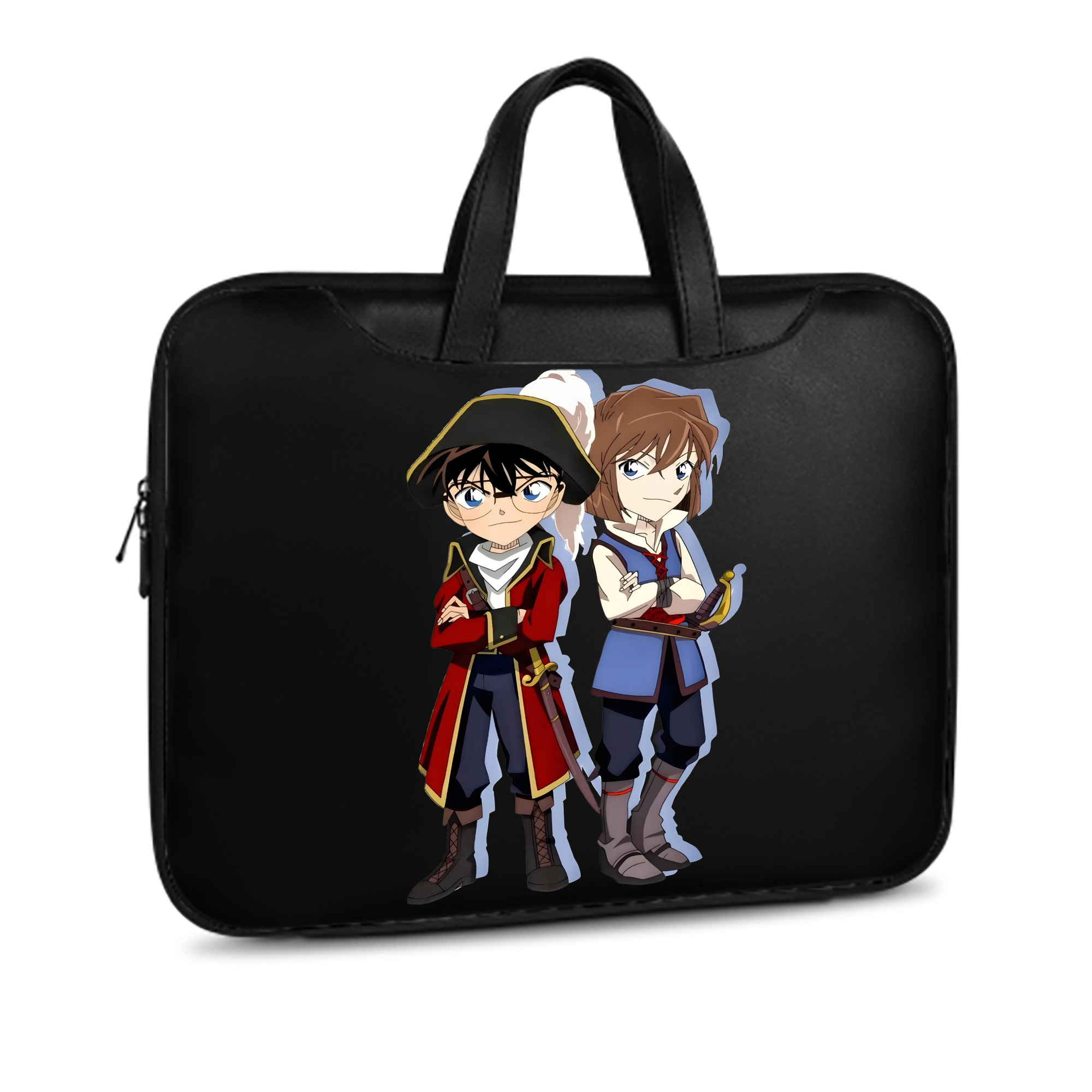 （画像用） 名探偵コナン 灰原 哀 はいばら あい Detective Conan Anita Hailey、Vi Graythorn Haibara Ai レザーラップトップバッグ　ノートパソコンケース