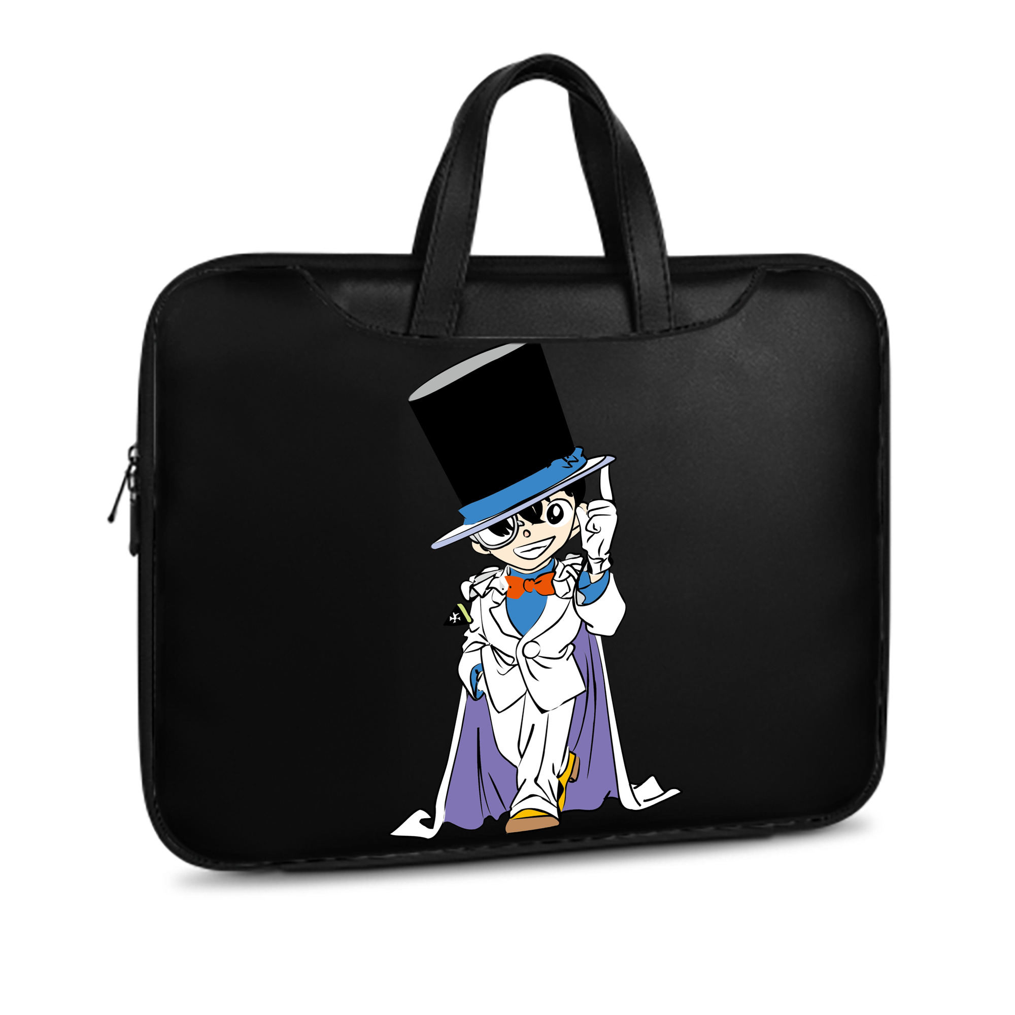 （画像用） 名探偵コナン 江戸川 コナン Detective Conan Conan Edogawa レザーラップトップバッグ　ノートパソコンケース