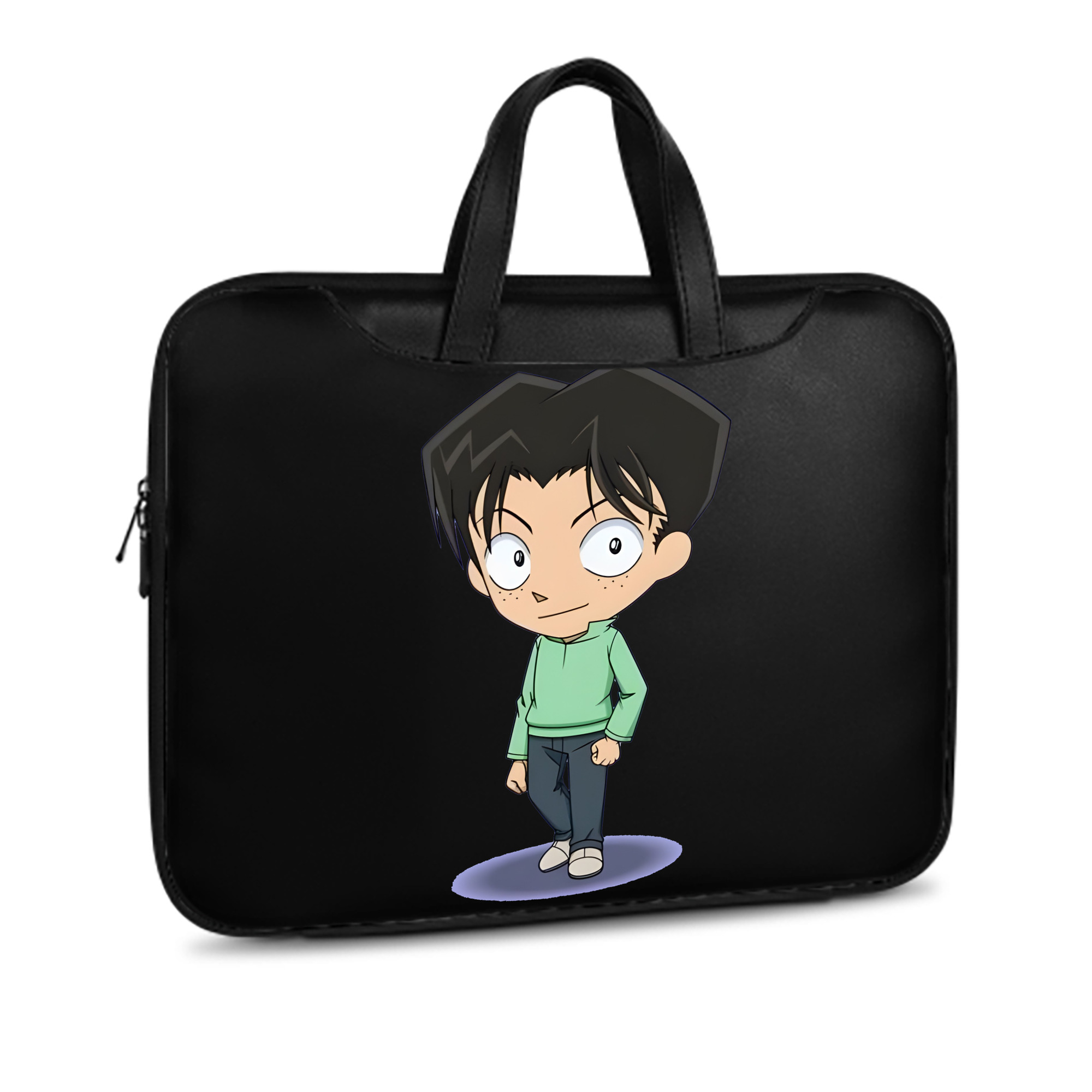 （画像用） 名探偵コナン 円谷 光彦 つぶらや みつひこ Detective Conan Mitch Tennyson レザーラップトップバッグ　ノートパソコンケース