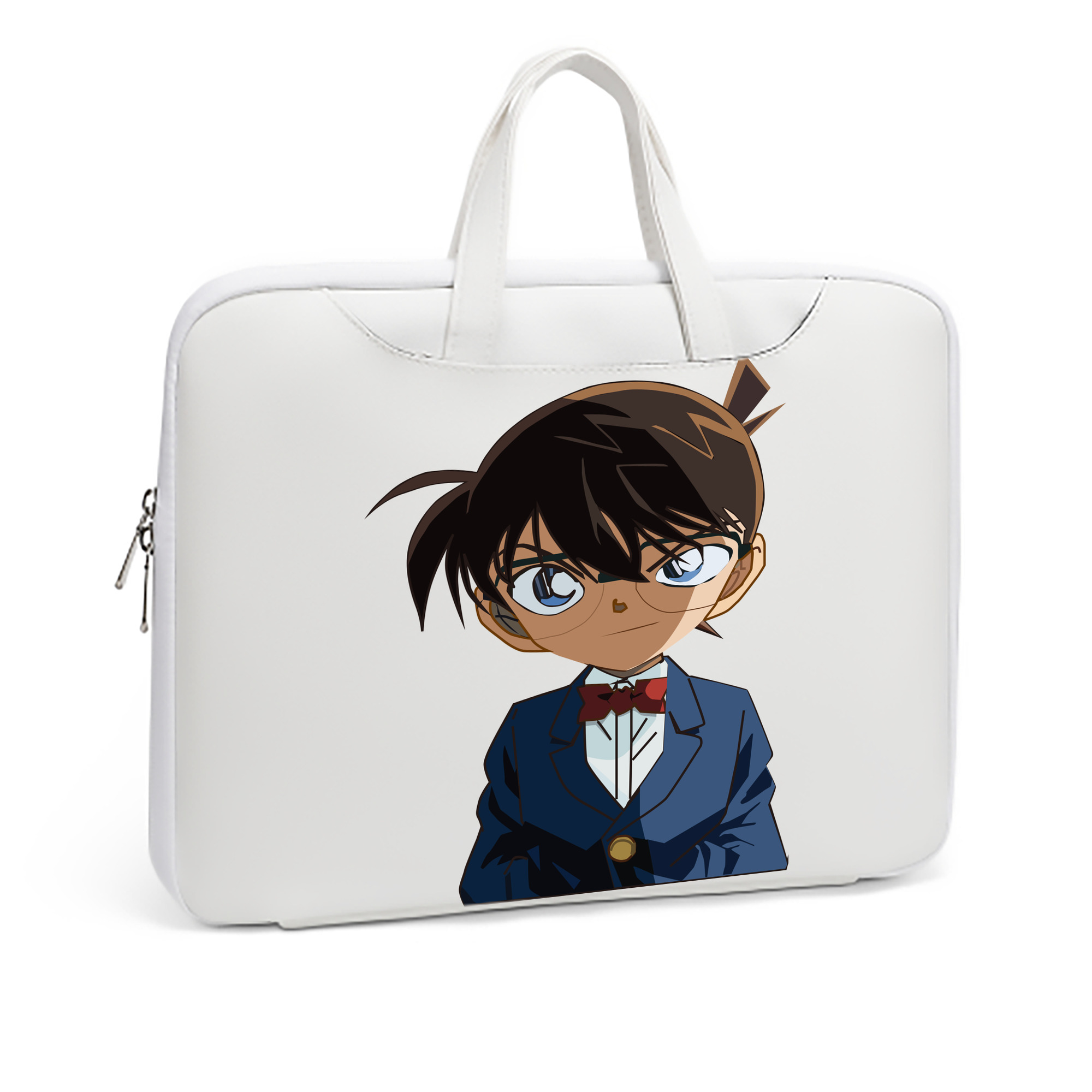 （画像用） 名探偵コナン 江戸川 コナン Detective Conan Conan Edogawa レザーラップトップバッグ　ノートパソコンケース