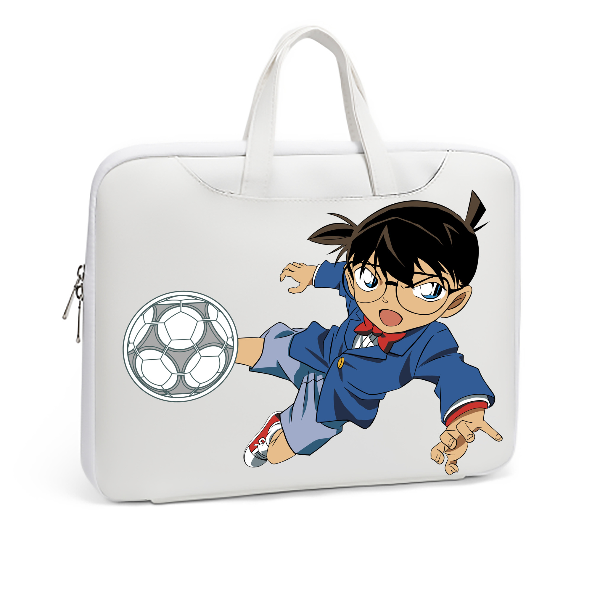 （画像用） 名探偵コナン 江戸川 コナン Detective Conan Conan Edogawa レザーラップトップバッグ　ノートパソコンケース