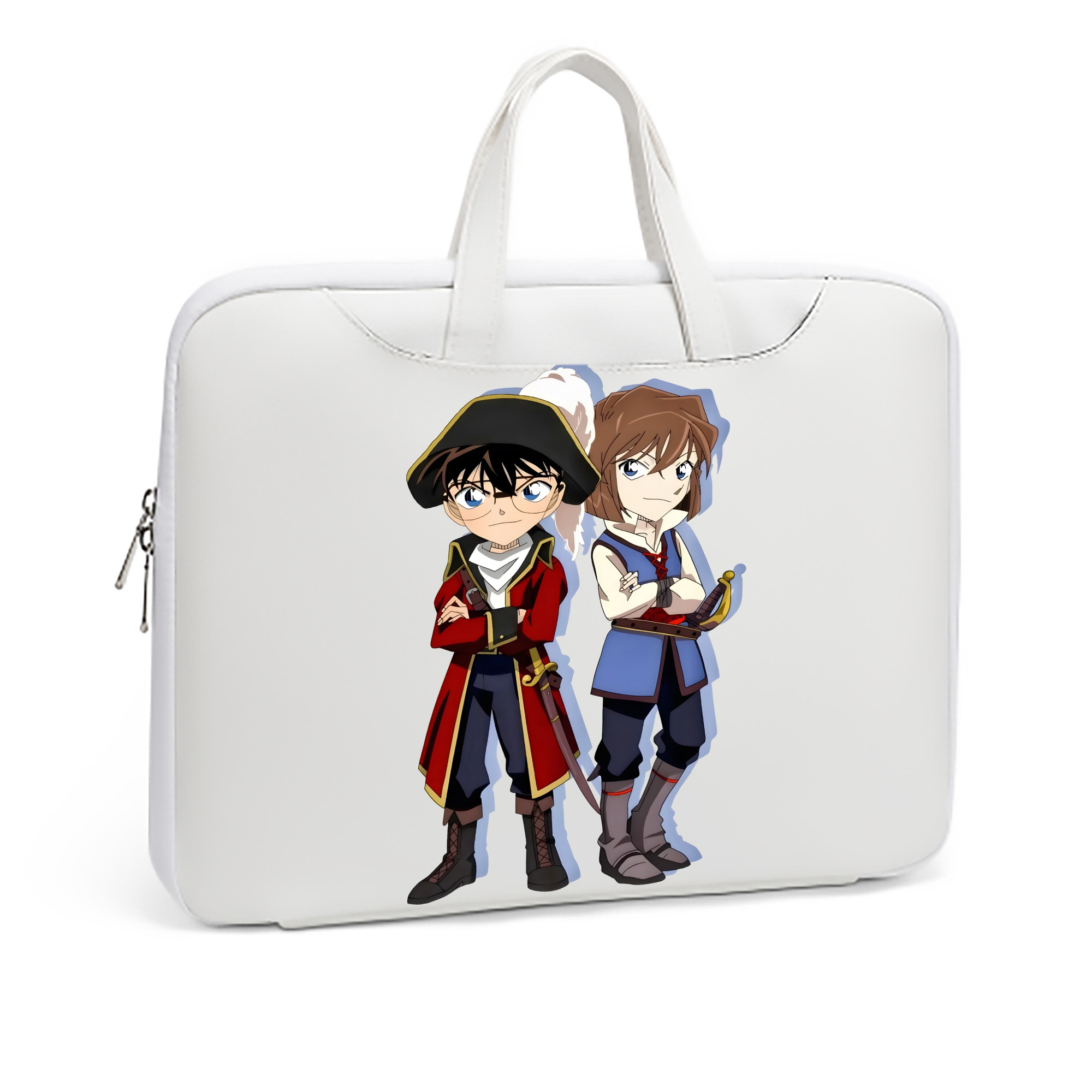 （画像用） 名探偵コナン 灰原 哀 はいばら あい Detective Conan Anita Hailey、Vi Graythorn Haibara Ai レザーラップトップバッグ　ノートパソコンケース