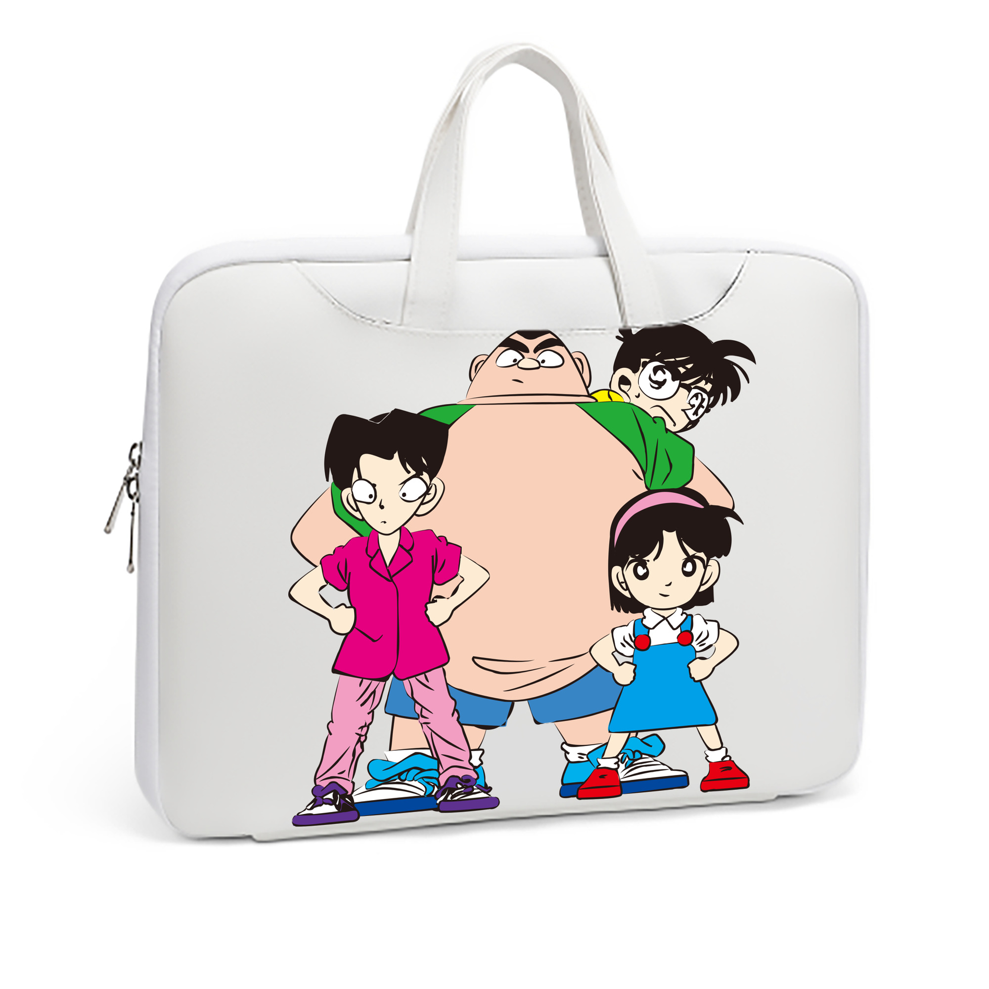 （画像用） 名探偵コナン Detective Conan レザーラップトップバッグ　ノートパソコンケース