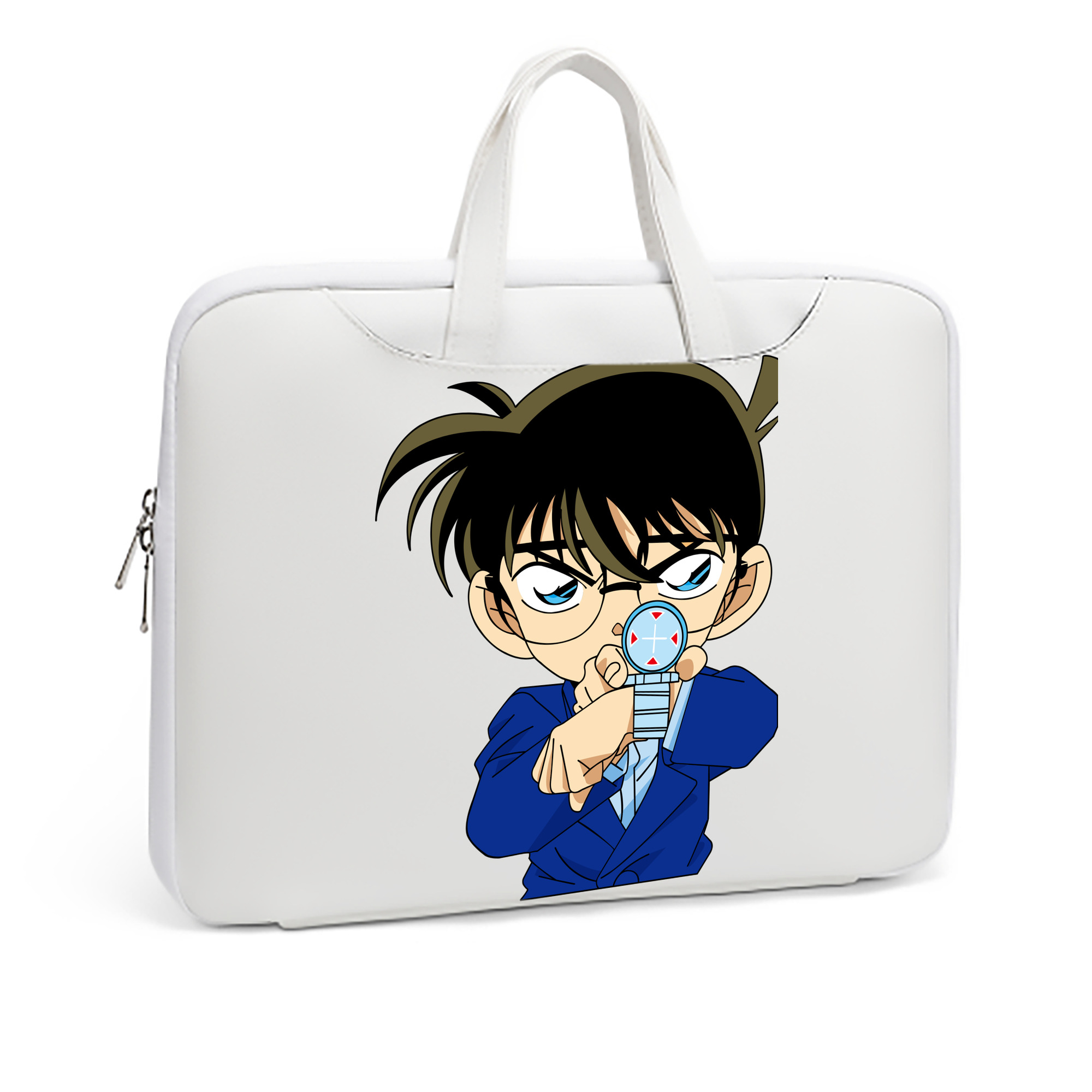 （画像用） 名探偵コナン 江戸川 コナン Detective Conan Conan Edogawa レザーラップトップバッグ　ノートパソコンケース