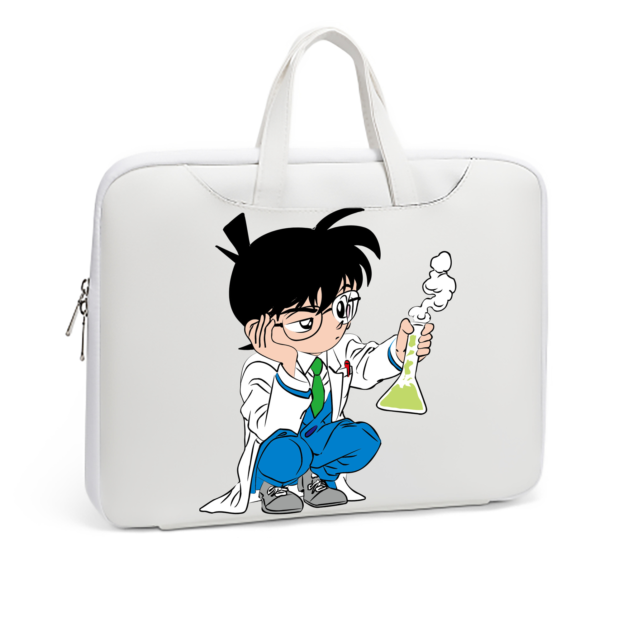 （画像用） 名探偵コナン 江戸川 コナン Detective Conan Conan Edogawa レザーラップトップバッグ　ノートパソコンケース