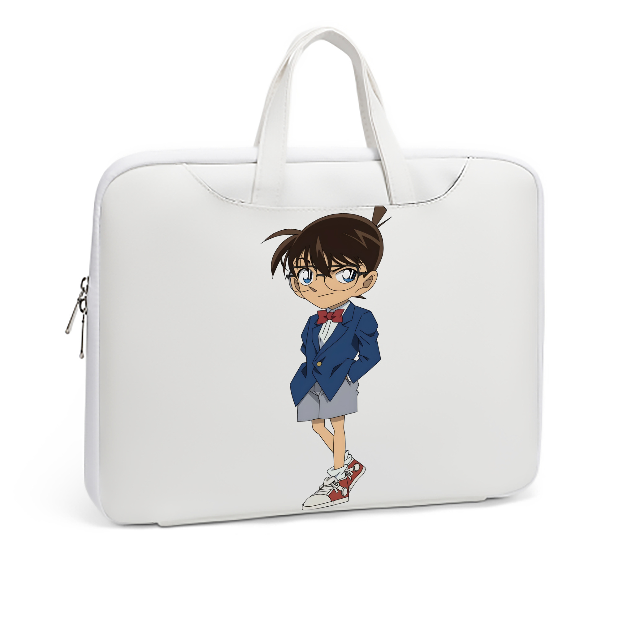 （画像用） 名探偵コナン 江戸川 コナン Detective Conan Conan Edogawa レザーラップトップバッグ　ノートパソコンケース