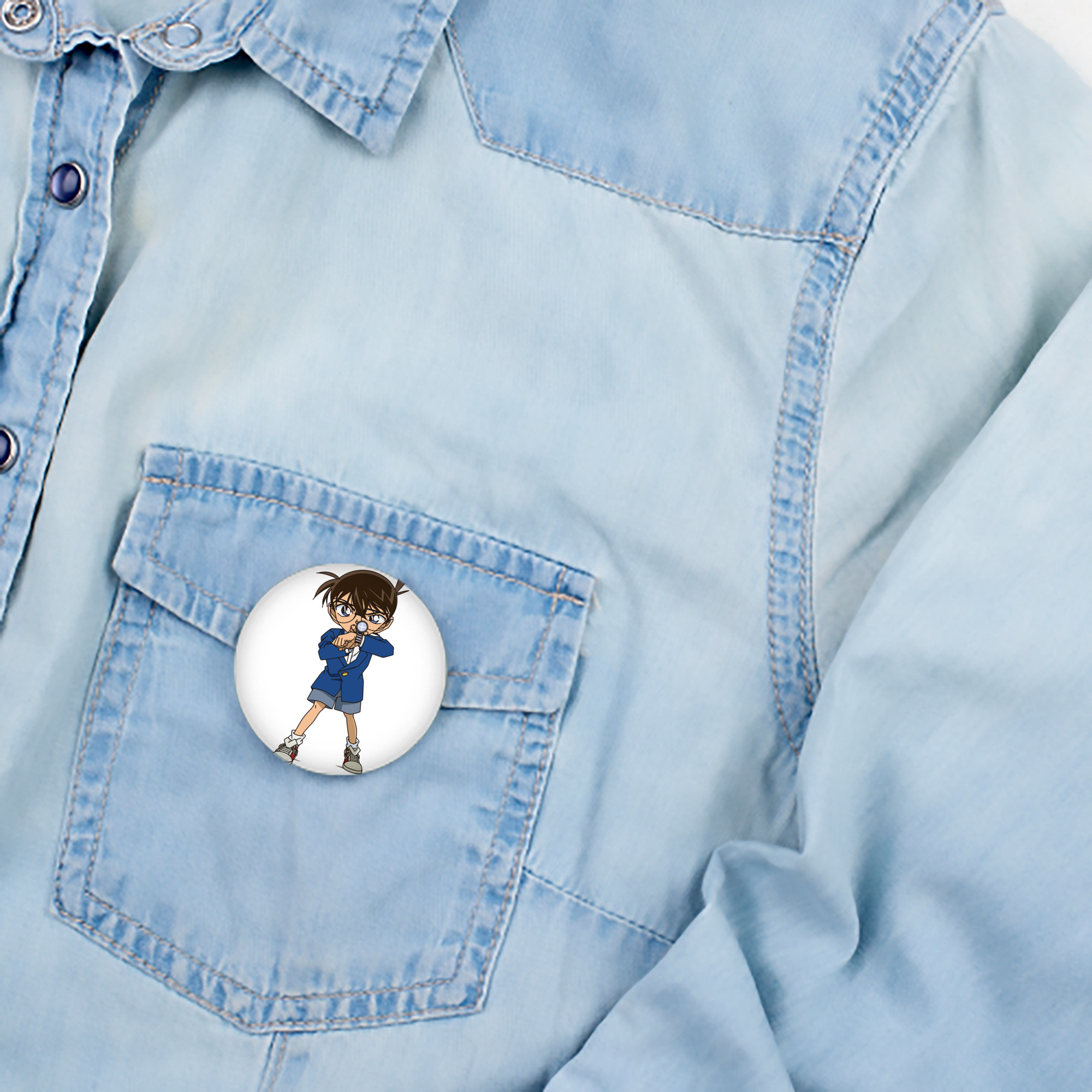名探偵コナン 江戸川 コナン Detective Conan Conan Edogawa 6cm 缶バッジ 複数セット