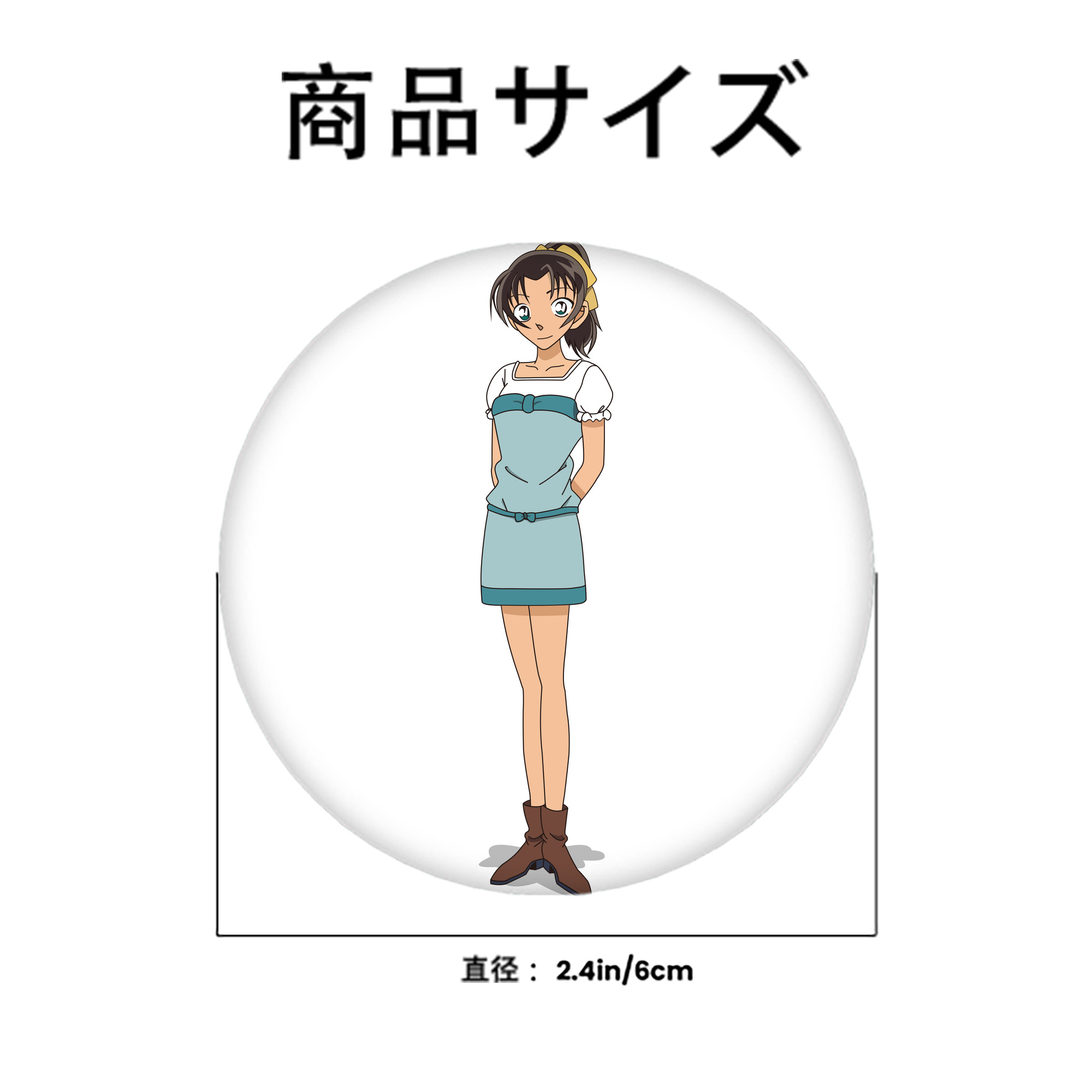 名探偵コナン Detective Conan 6cm 缶バッジ 複数セット