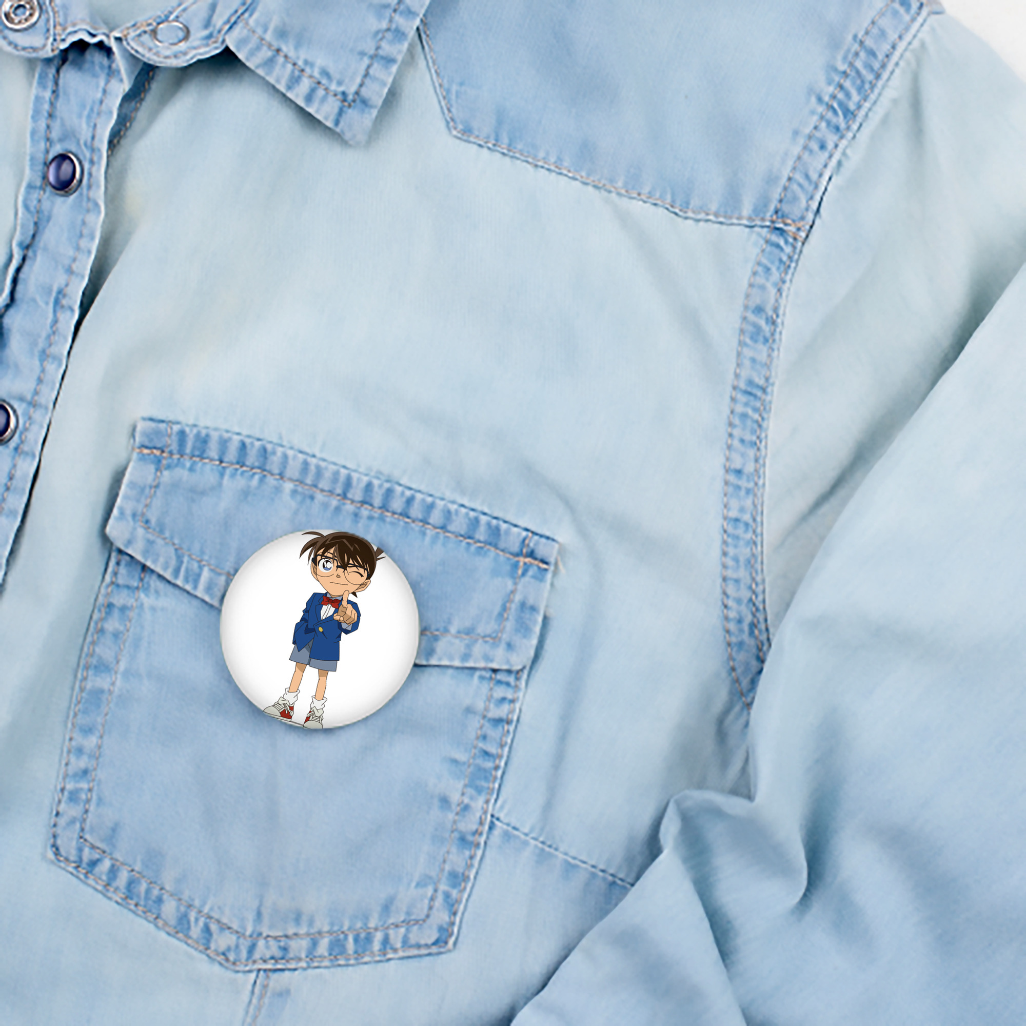 名探偵コナン 江戸川 コナン Detective Conan Conan Edogawa 6cm 缶バッジ 複数セット