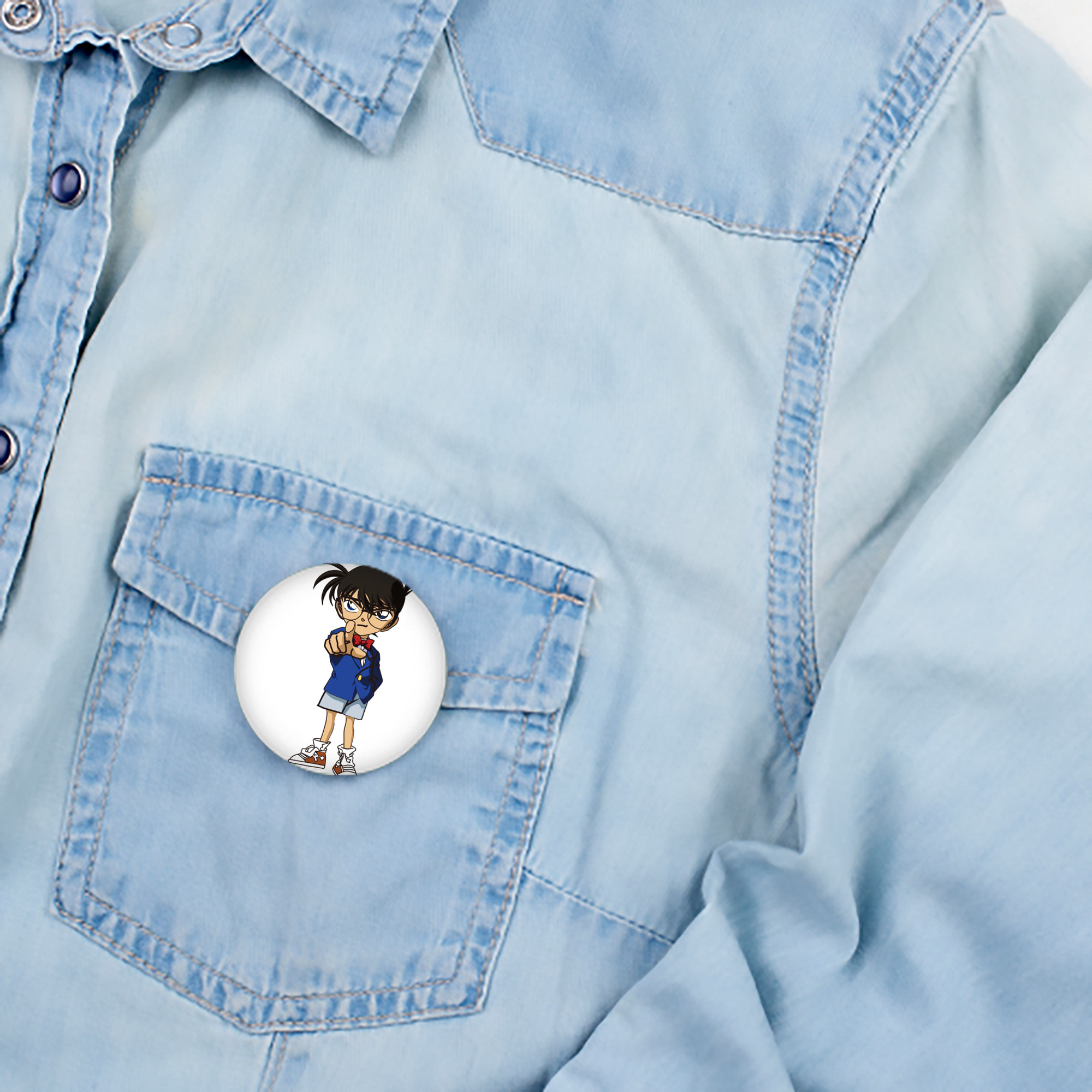 名探偵コナン 江戸川 コナン Detective Conan Conan Edogawa 6cm 缶バッジ 複数セット