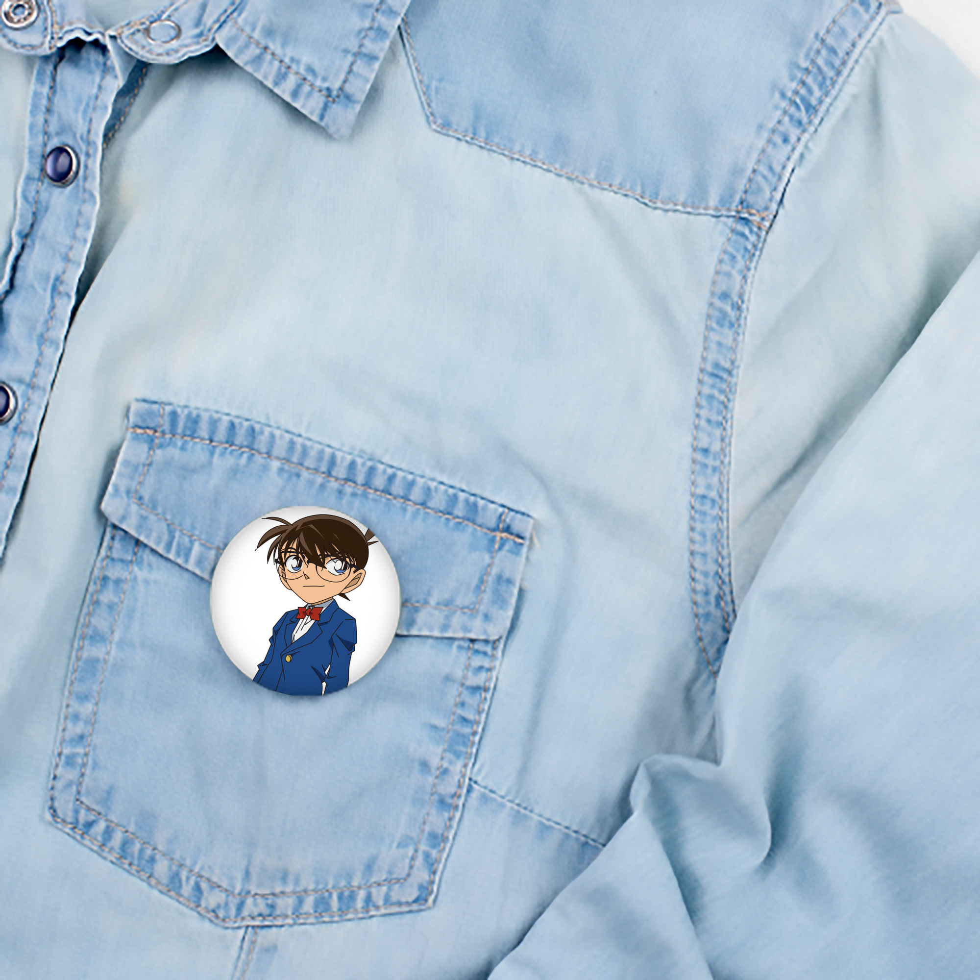 名探偵コナン 江戸川 コナン Detective Conan Conan Edogawa 6cm 缶バッジ 複数セット