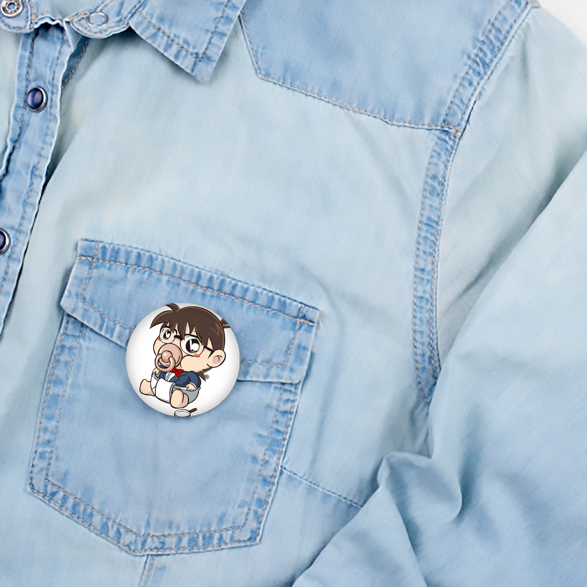 名探偵コナン 江戸川 コナン Detective Conan Conan Edogawa 6cm 缶バッジ 複数セット